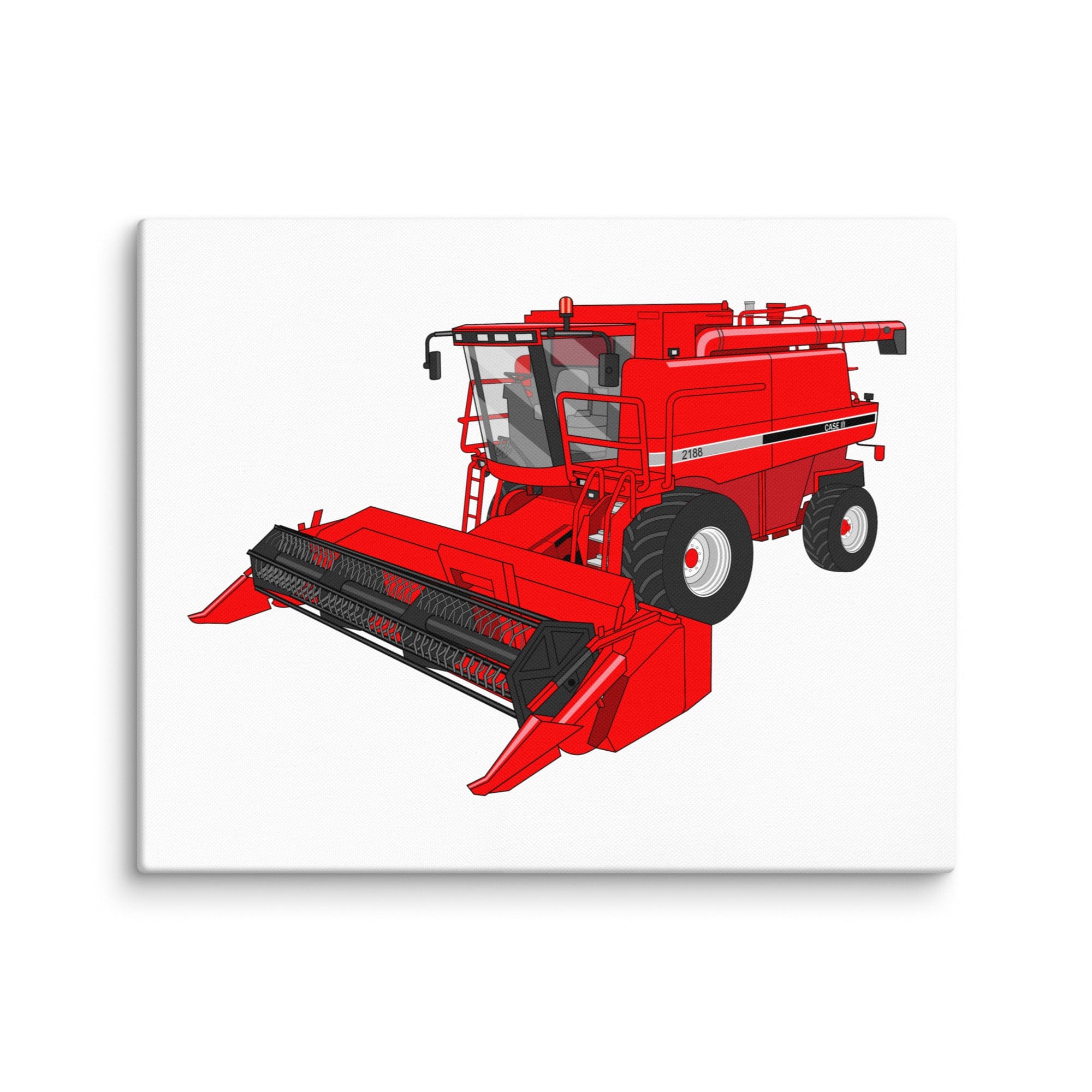 The Tractor Mugs Store 16″×20″ Case IH Axial Flow 2188 Harvester | Canvas Quality Farmers Merch