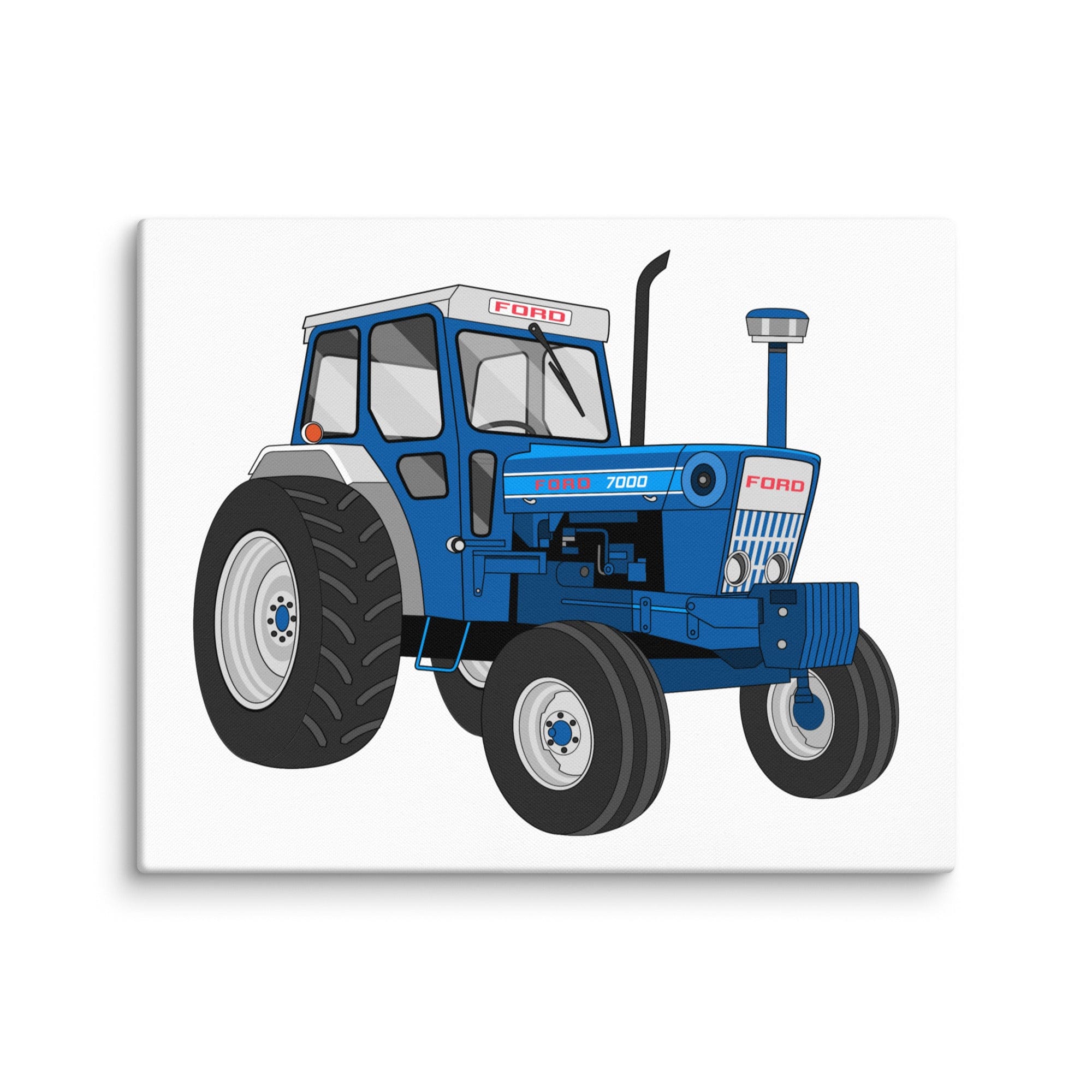 The Tractor Mugs Store 16″×20″ Ford 7000 | Canvas Quality Farmers Merch