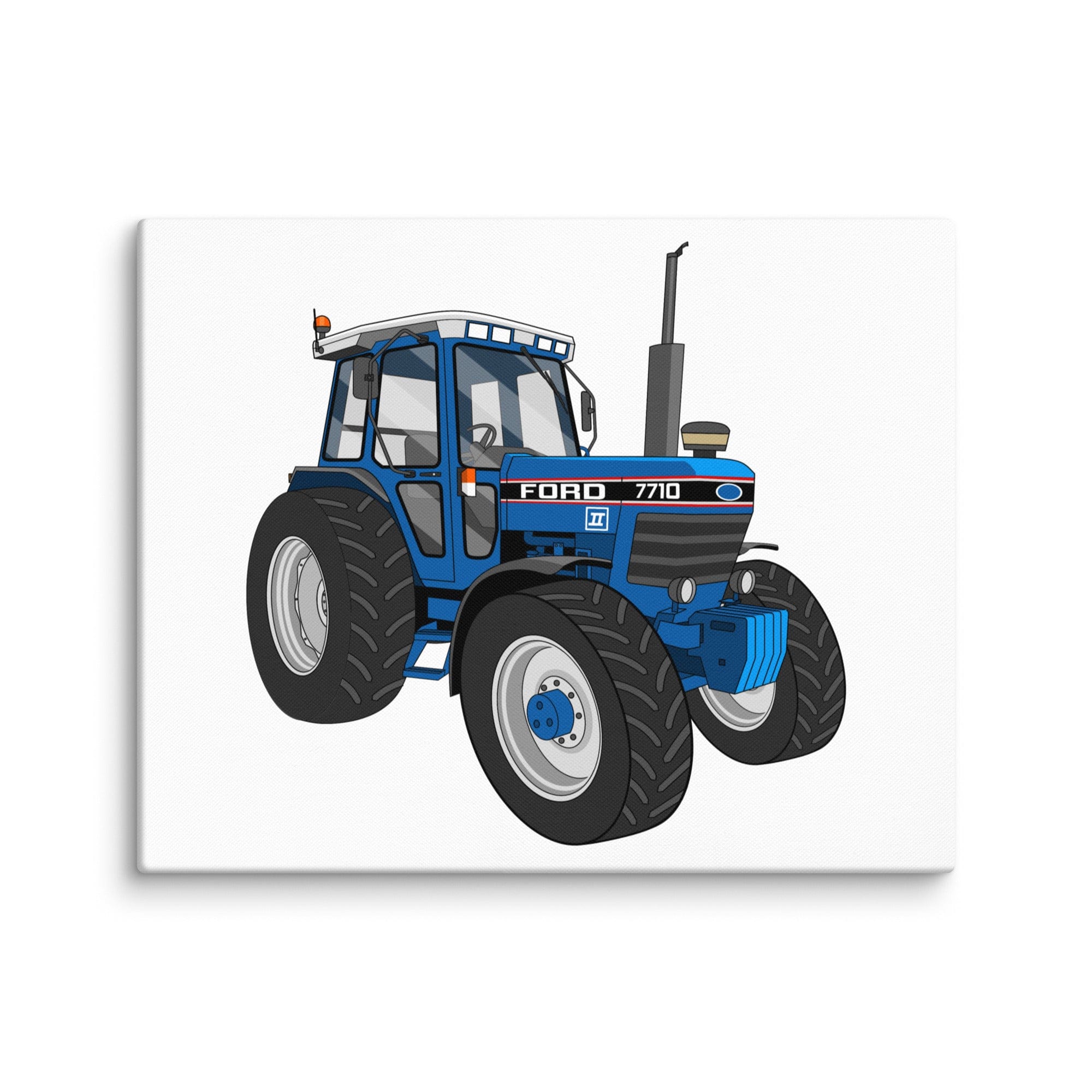 The Tractor Mugs Store 16″×20″ Ford 7710 | Canvas Quality Farmers Merch