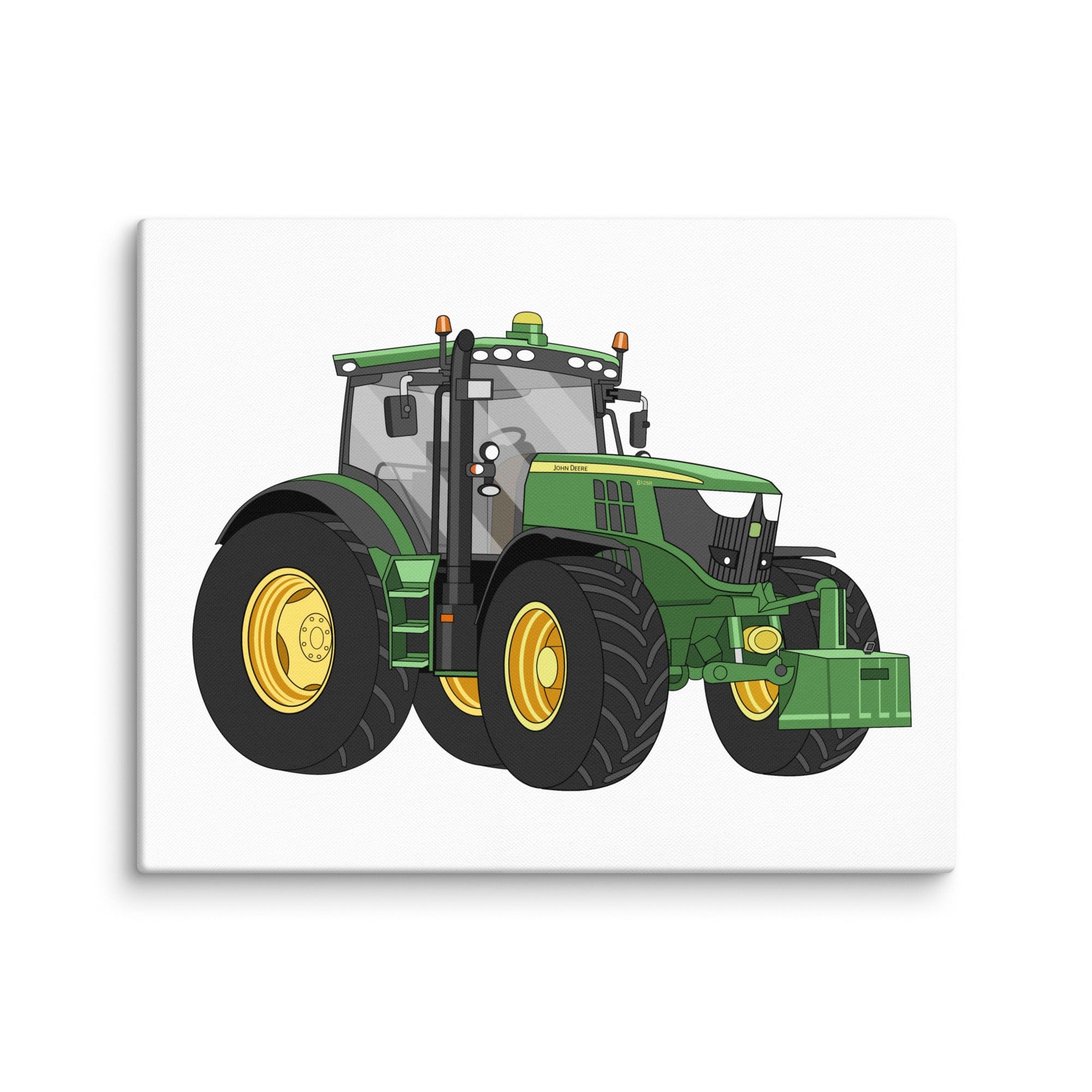 The Tractor Mugs Store 16″×20″ John Deere 6125 R | Canvas Quality Farmers Merch