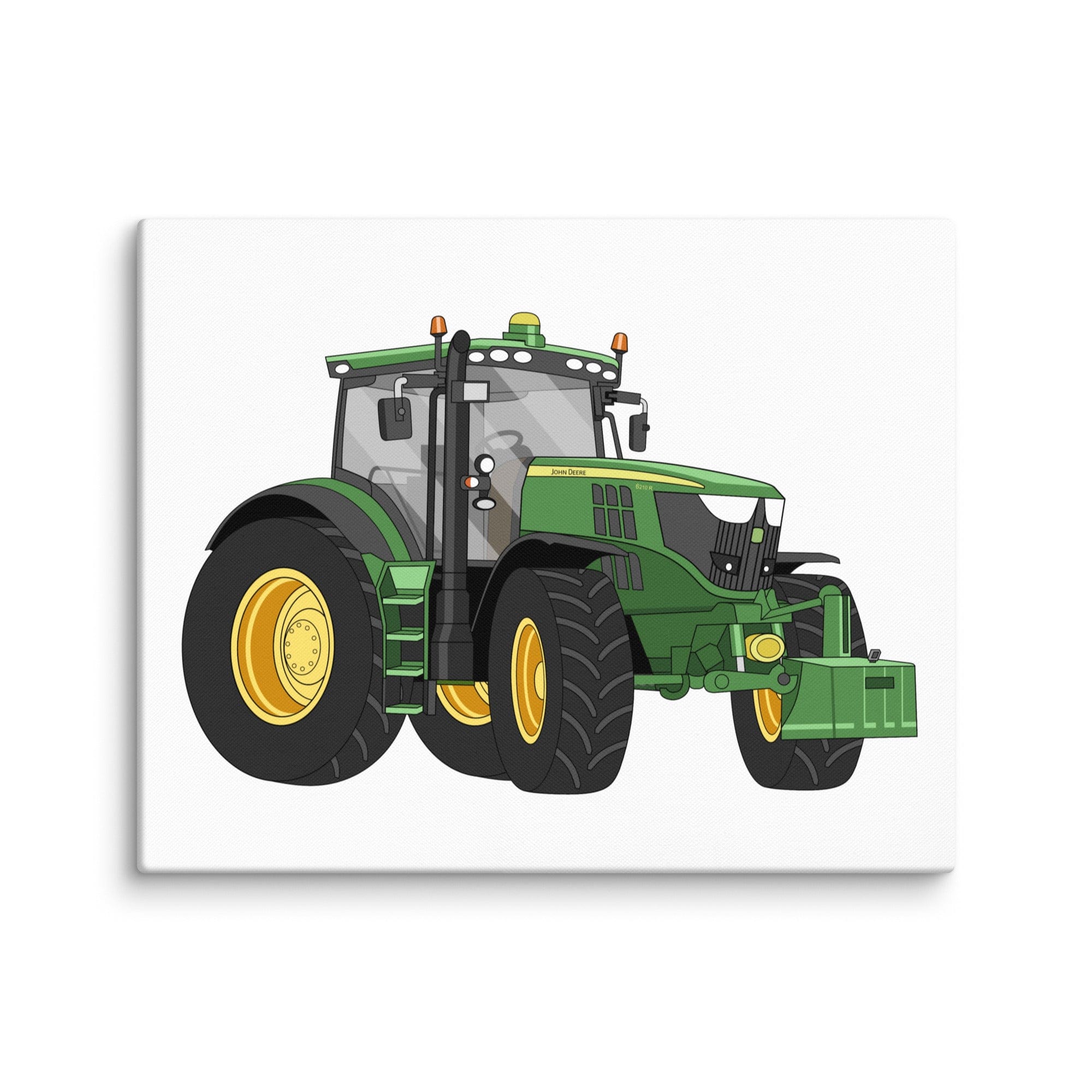 The Tractor Mugs Store 16″×20″ John Deere 6210 R | Canvas Quality Farmers Merch