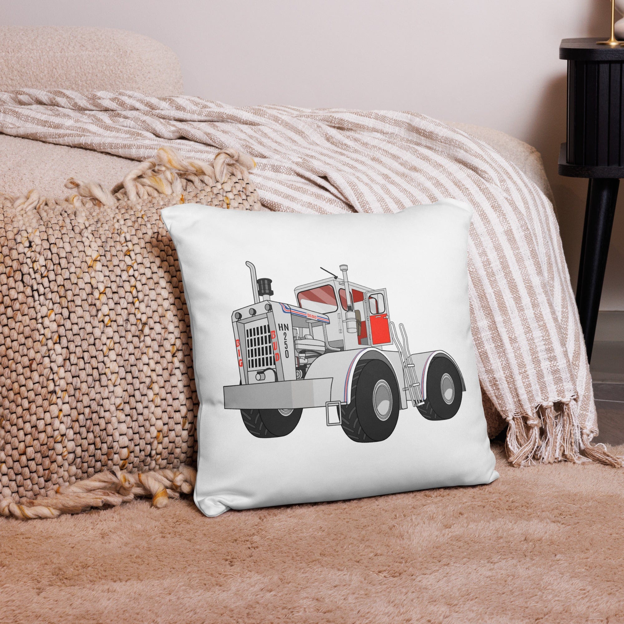 The Tractor Mugs Store 18″×18″ Big Bud Tractor | Pillow Case Quality Farmers Merch