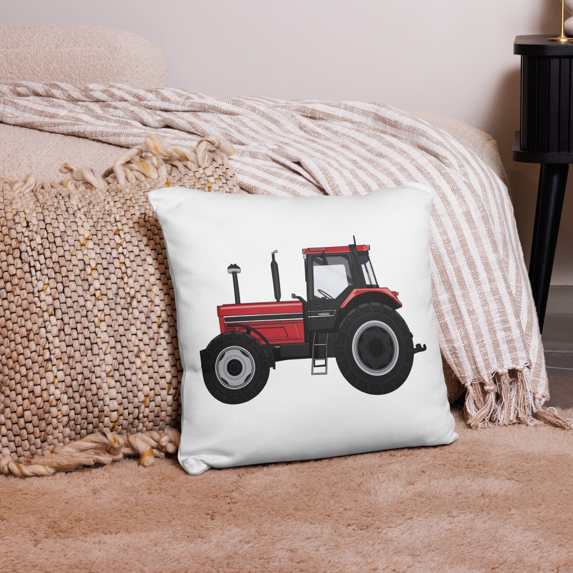 The Tractor Mugs Store 18″×18″ Case International 1455 XL | Pillow Case Quality Farmers Merch