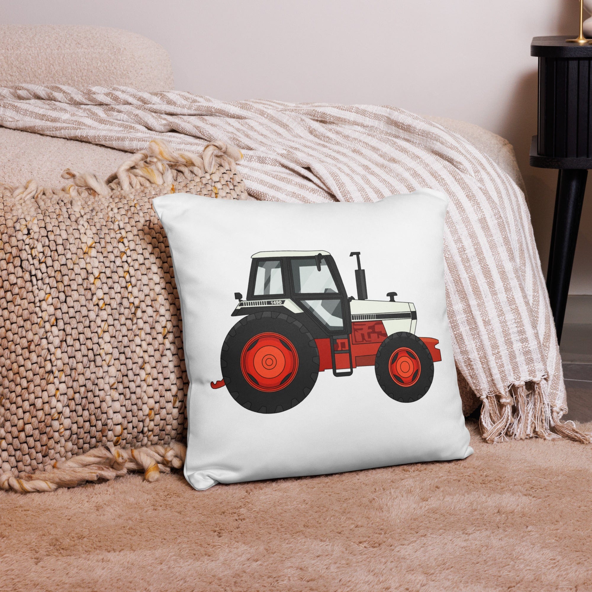The Tractor Mugs Store 18″×18″ David Brown 1490 4WD | Pillow Case Quality Farmers Merch
