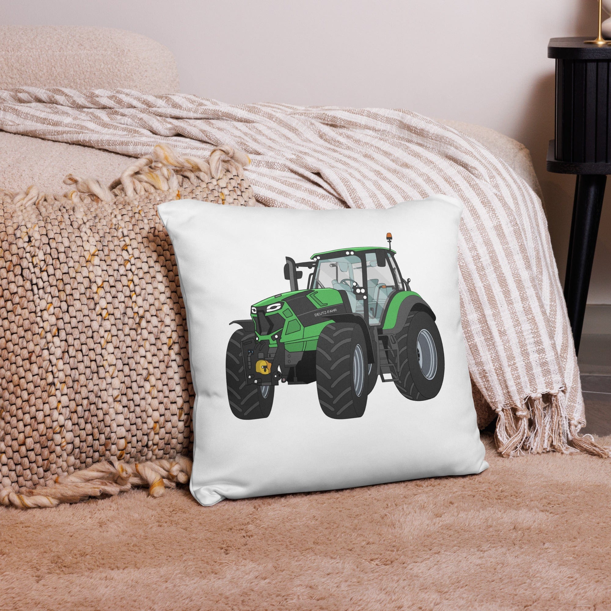 The Tractor Mugs Store 18″×18″ Deutz - Fahr Agrotron 7250 Ttv | Pillow Case Quality Farmers Merch