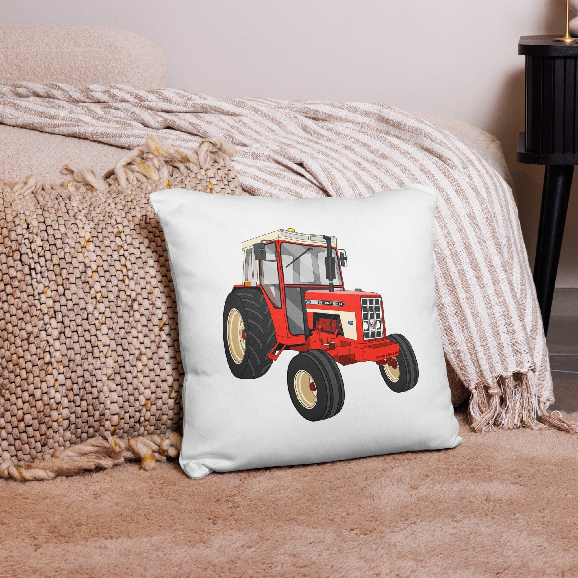The Tractor Mugs Store 18″×18″ International 674 | Pillow Case Quality Farmers Merch
