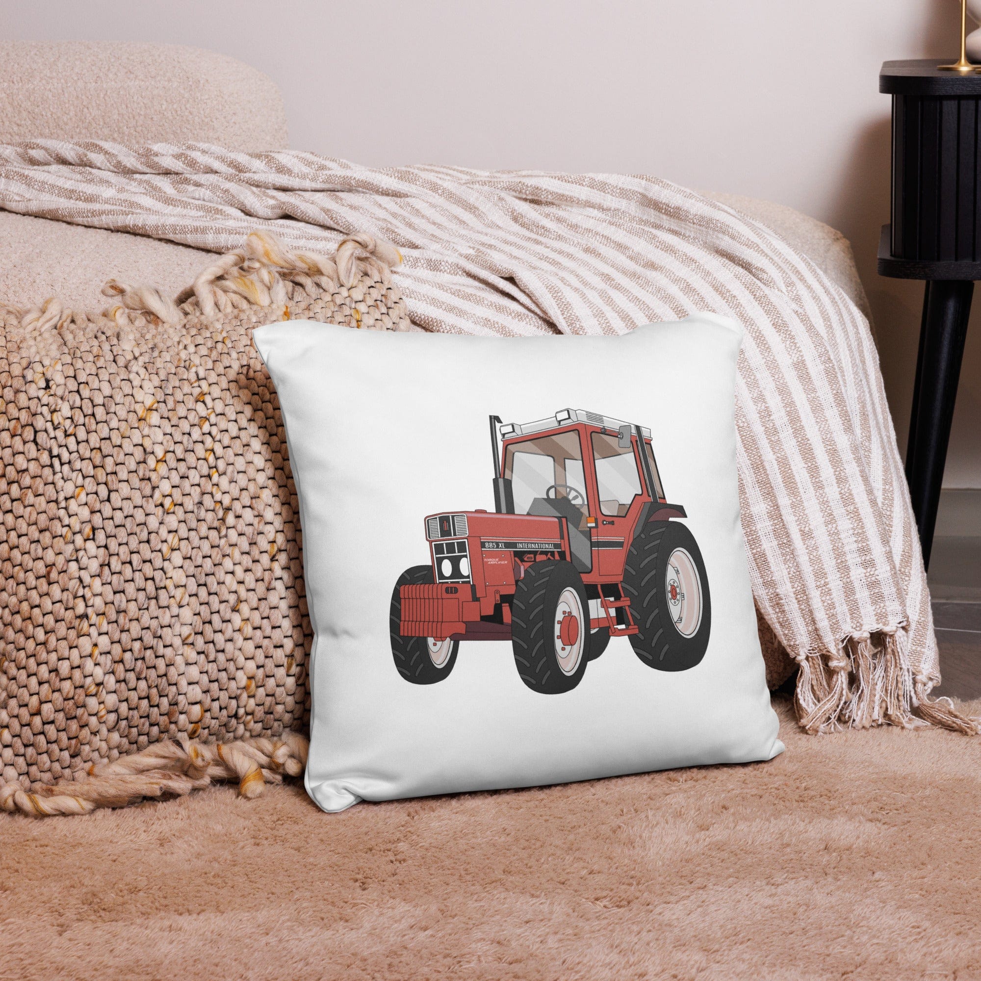 The Tractor Mugs Store 18″×18″ International 885 XL 4WD | Pillow Case Quality Farmers Merch