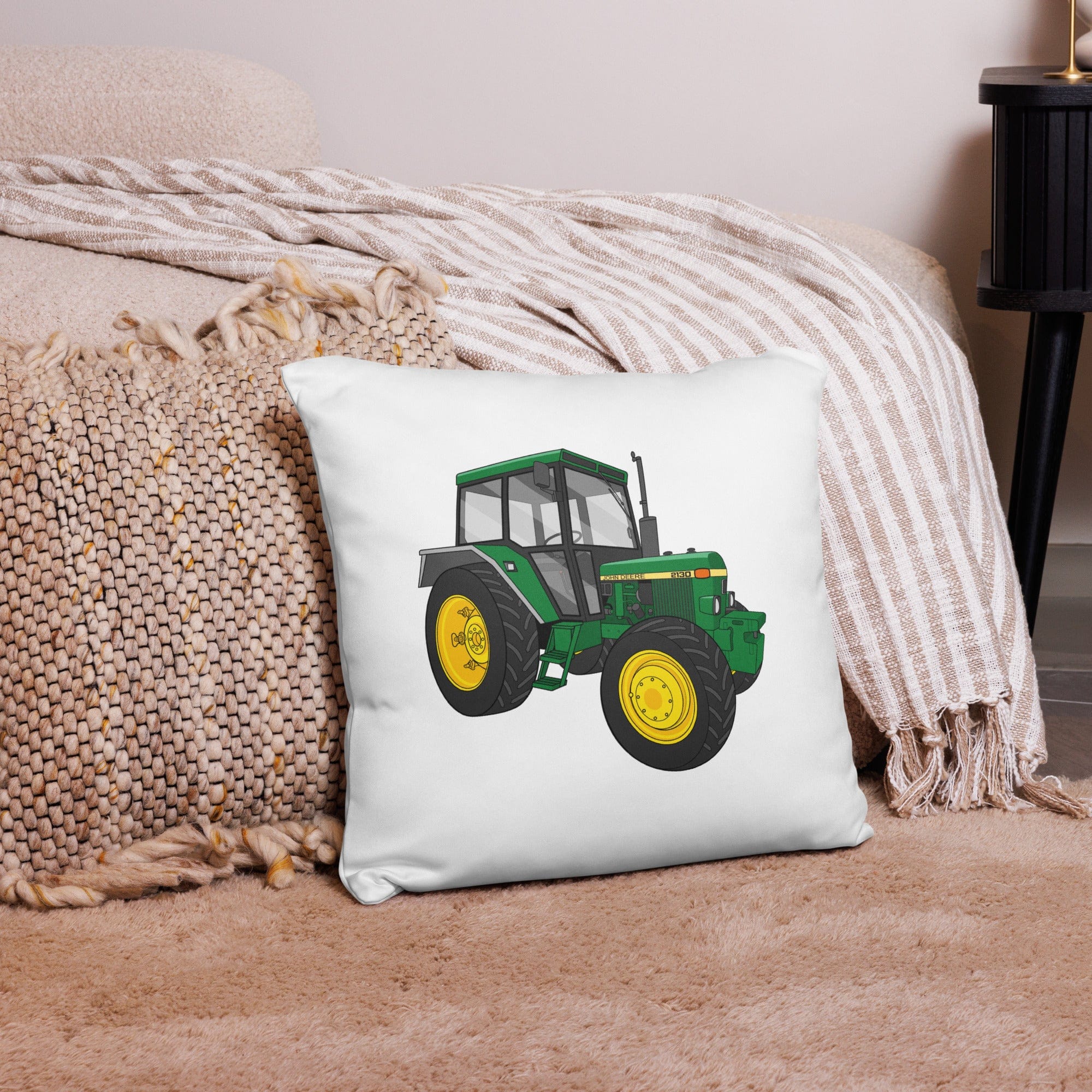 The Tractor Mugs Store 18″×18″ John Deere 2130 | Pillow Case Quality Farmers Merch