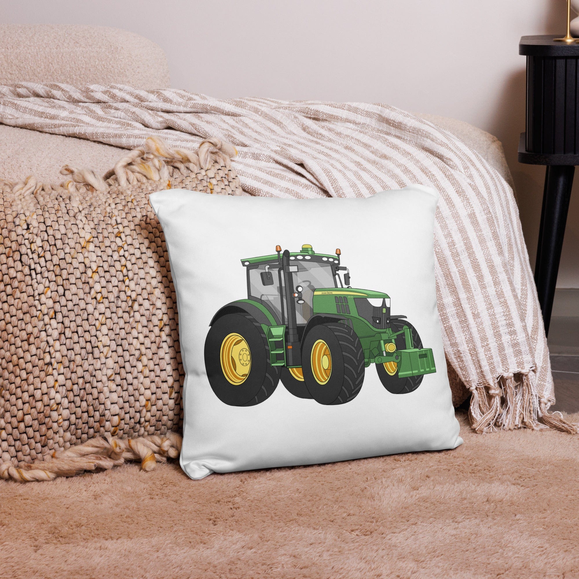 The Tractor Mugs Store 18″×18″ John Deere 6125 R | Pillow Case Quality Farmers Merch