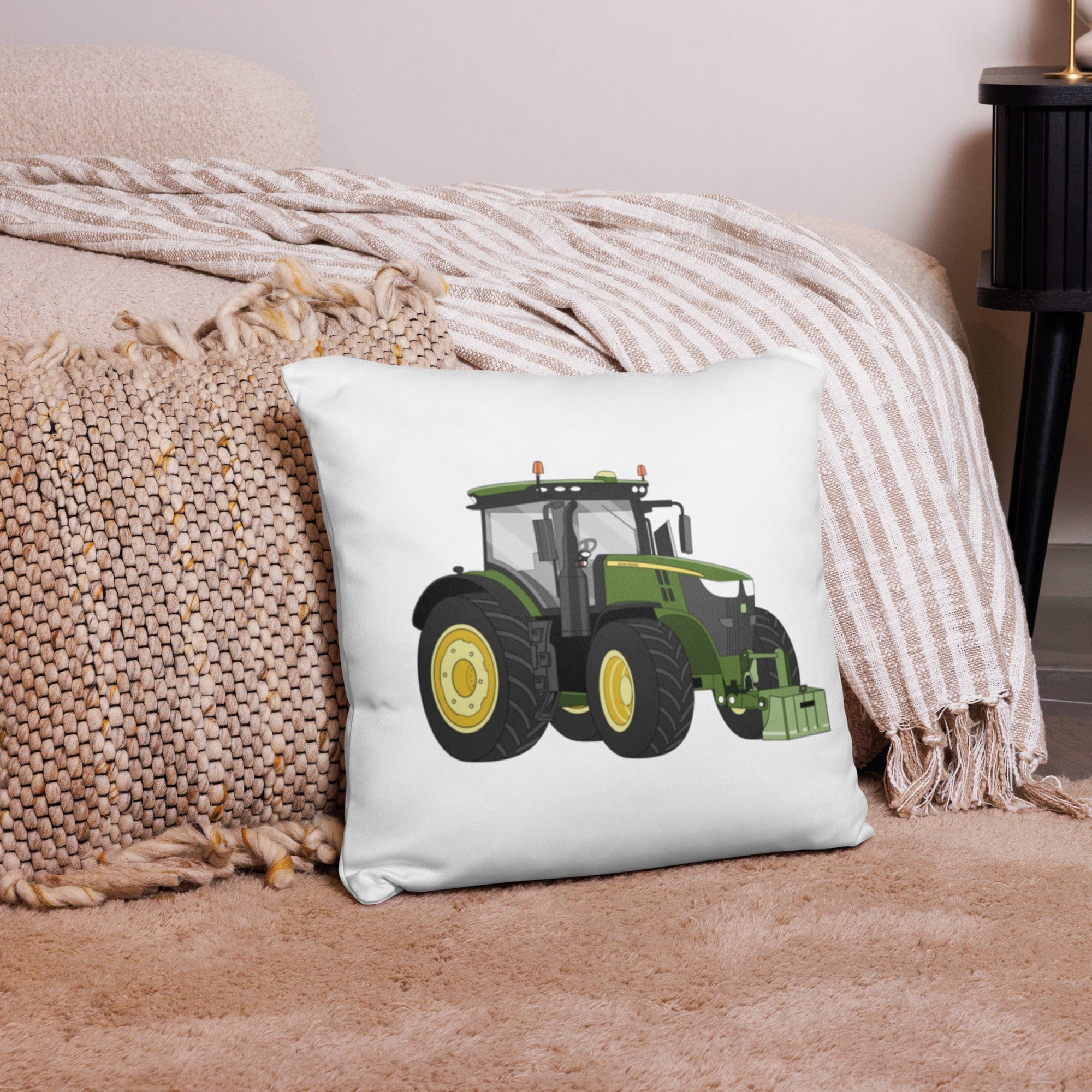 The Tractor Mugs Store 18″×18″ John Deere 7310R | Pillow Case Quality Farmers Merch