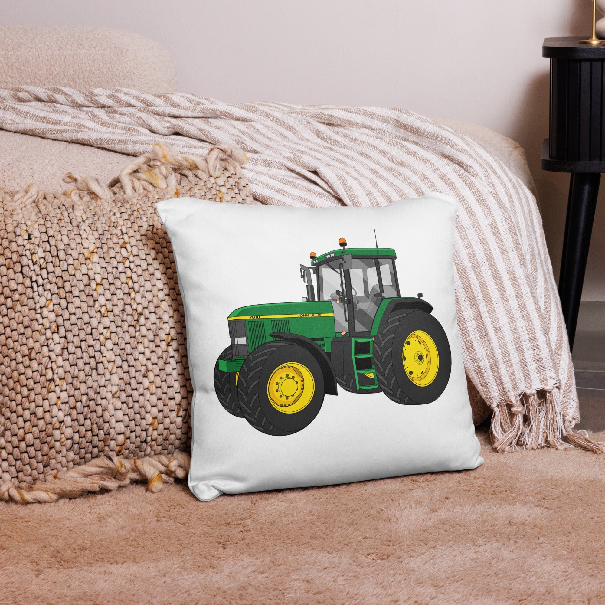 The Tractor Mugs Store 18″×18″ John Deere 7810 | Pillow Case Quality Farmers Merch