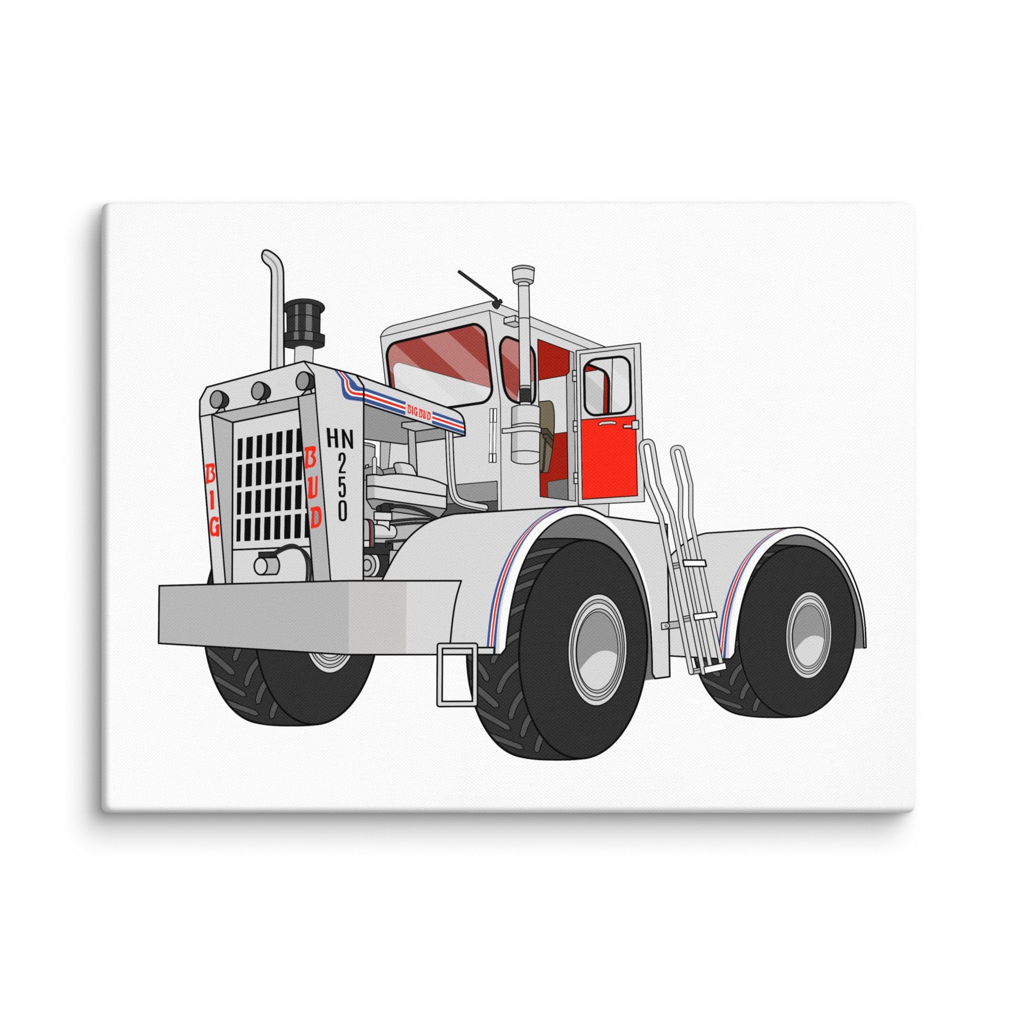The Tractor Mugs Store 18″×24″ Big Bud Tractor | Canvas Quality Farmers Merch