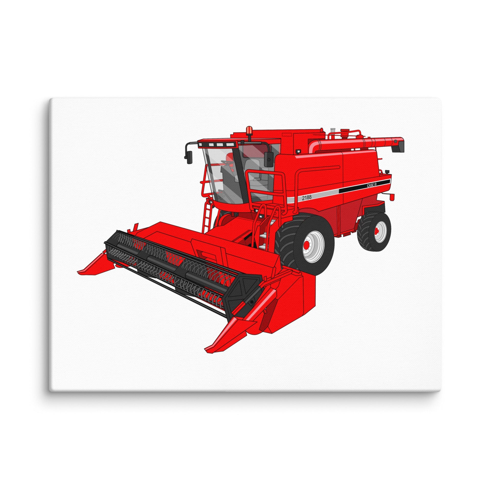 The Tractor Mugs Store 18″×24″ Case IH Axial Flow 2188 Harvester | Canvas Quality Farmers Merch
