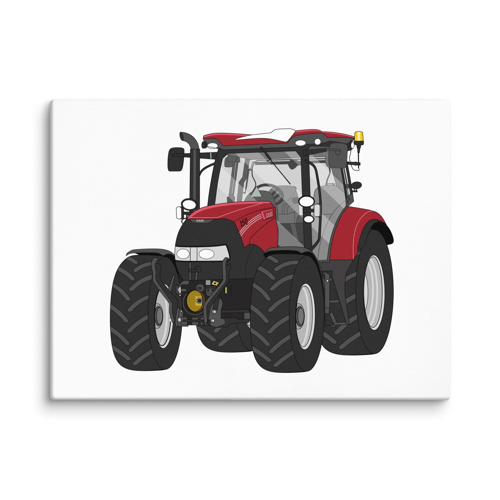The Tractor Mugs Store 18″×24″ Case IH Maxxum 150 Activedrive 8 | Canvas Quality Farmers Merch