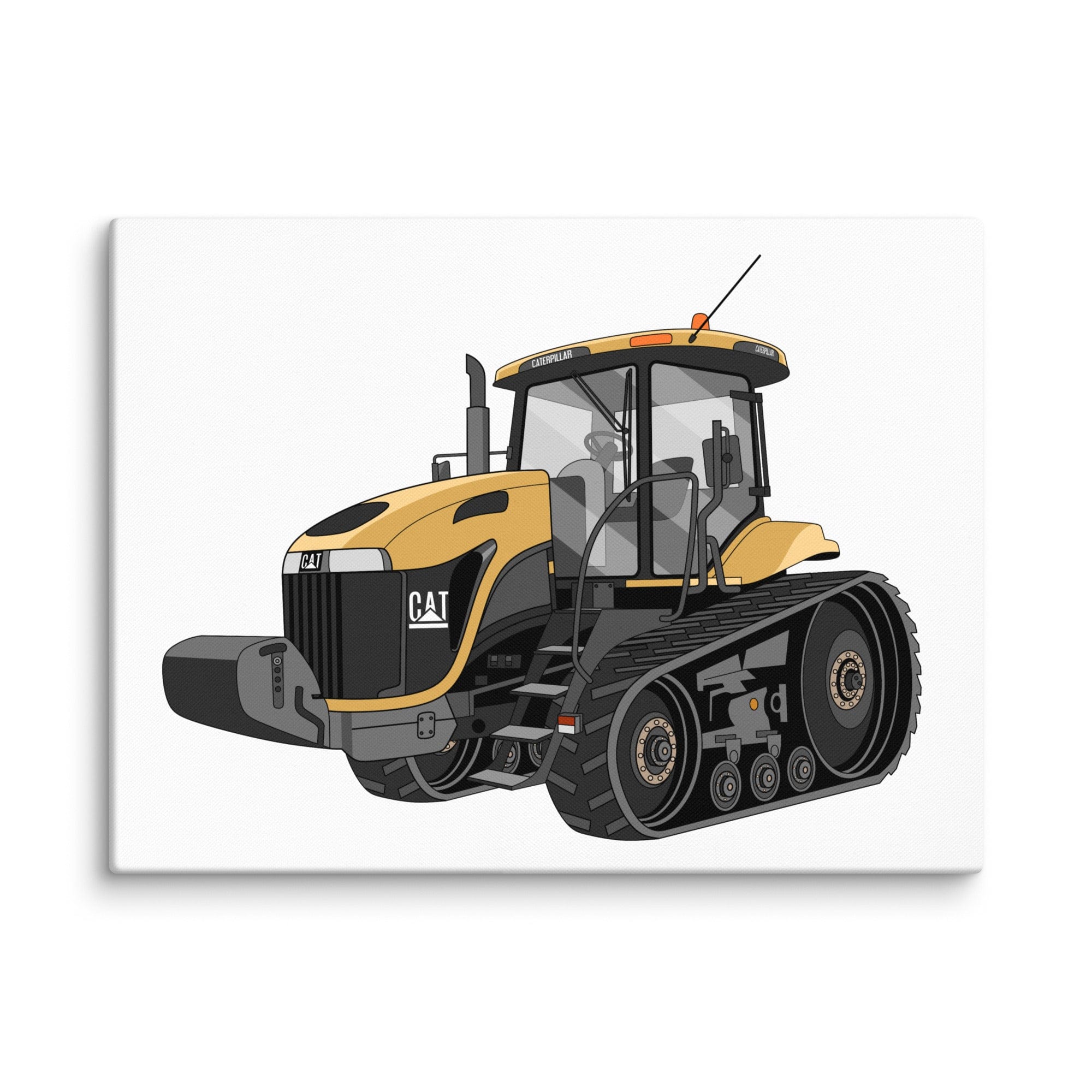 The Tractor Mugs Store 18″×24″ Challenger NT765A Crawler | Canvas Quality Farmers Merch