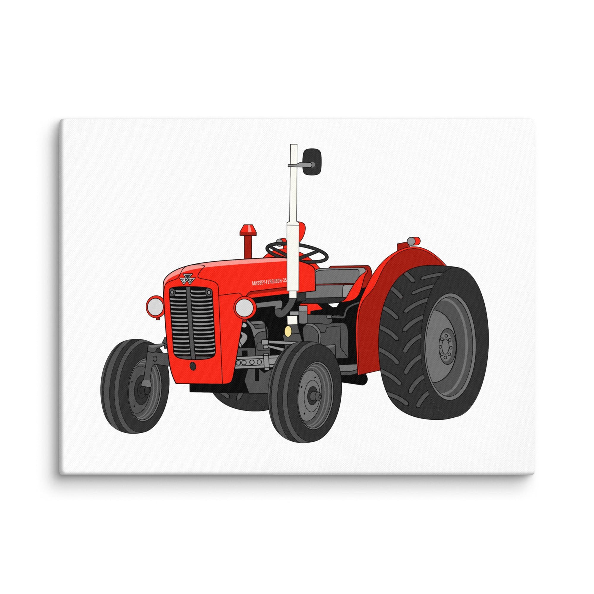 The Tractor Mugs Store 18″×24″ Massey Ferguson 35X | Canvas Quality Farmers Merch