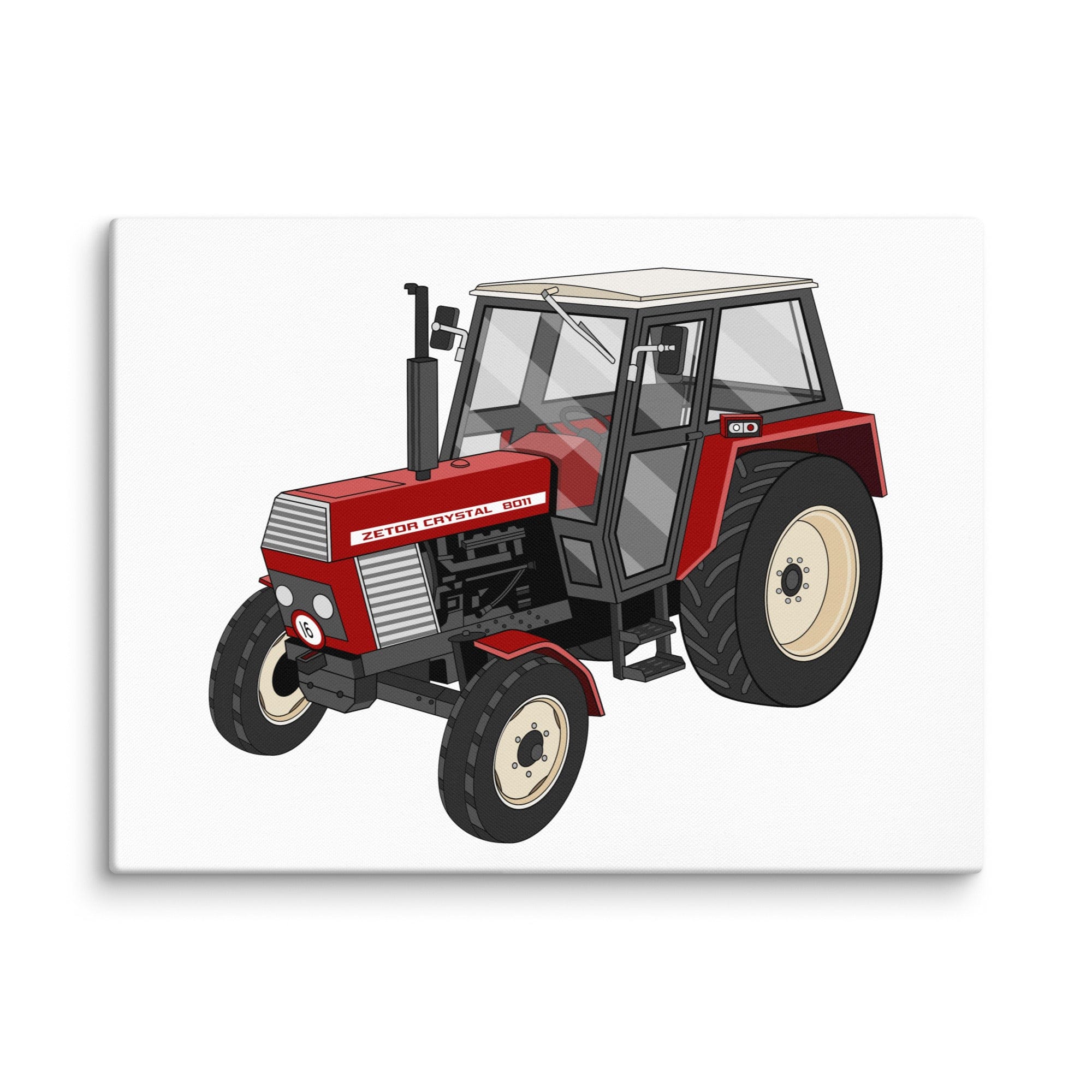 The Tractor Mugs Store 18″×24″ Zetor Crystal 8011 | Canvas Quality Farmers Merch