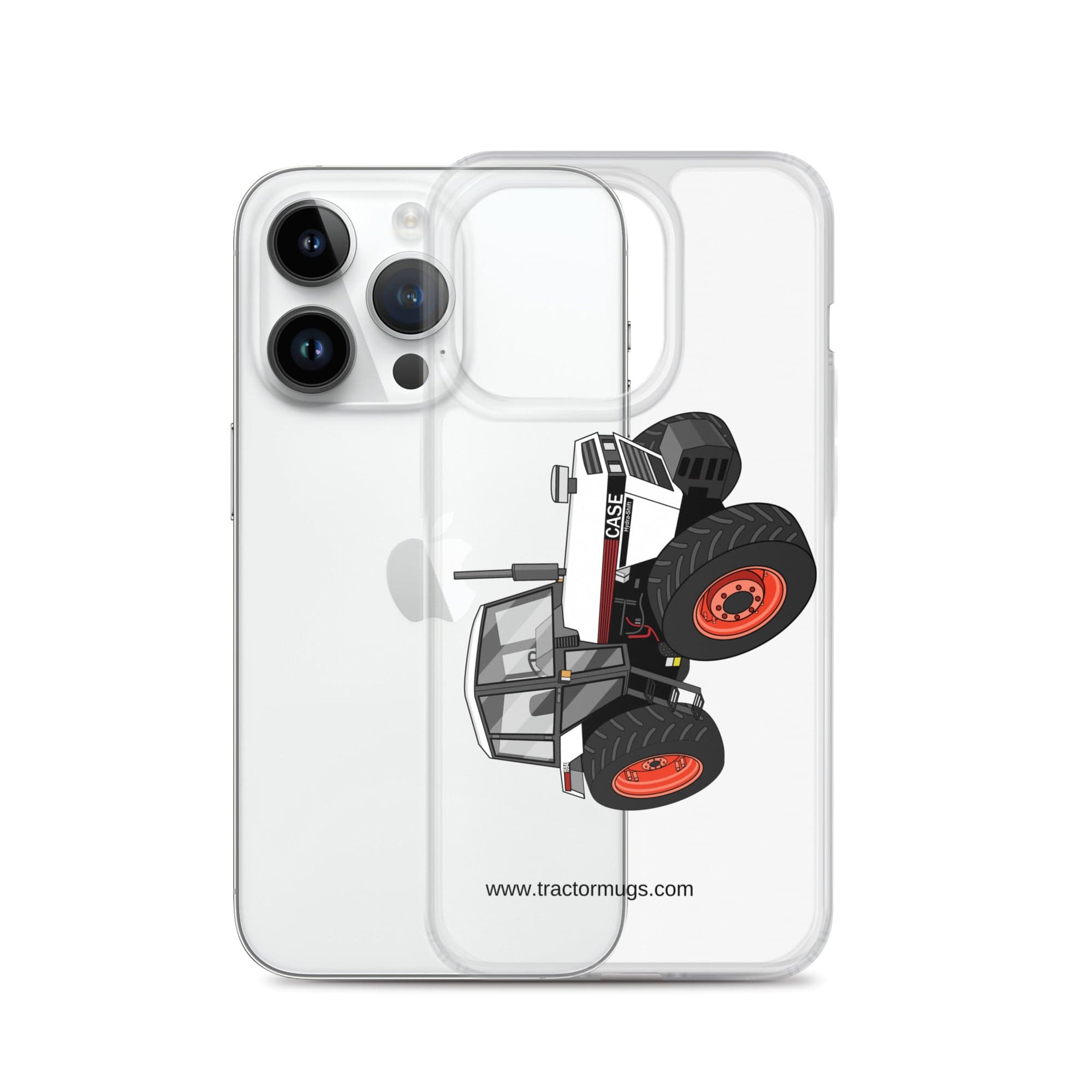 The Tractor Mugs Store 1985 Case 1594 Hydra-Shift | Clear Case for iPhone® Quality Farmers Merch