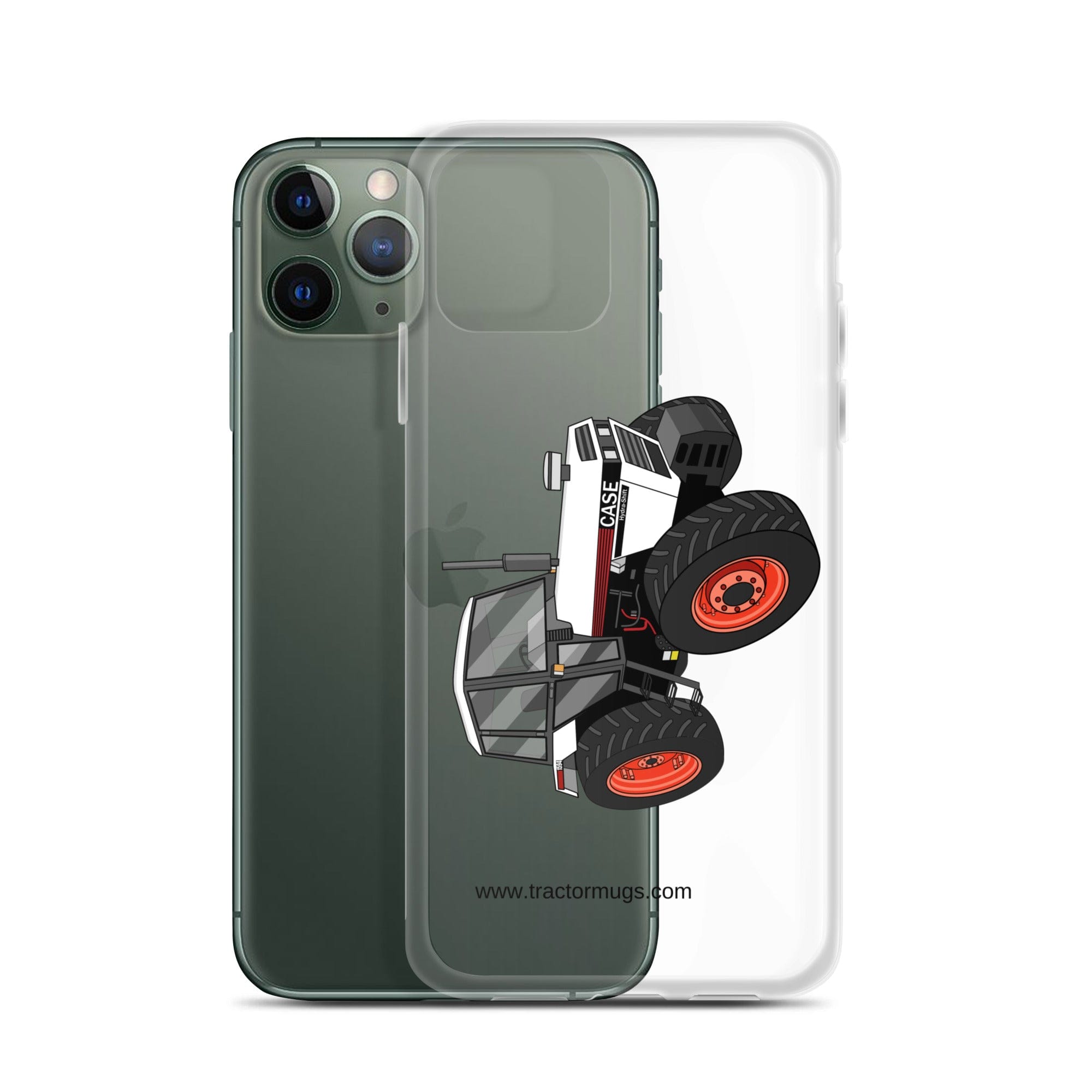 The Tractor Mugs Store 1985 Case 1594 Hydra-Shift | Clear Case for iPhone® Quality Farmers Merch