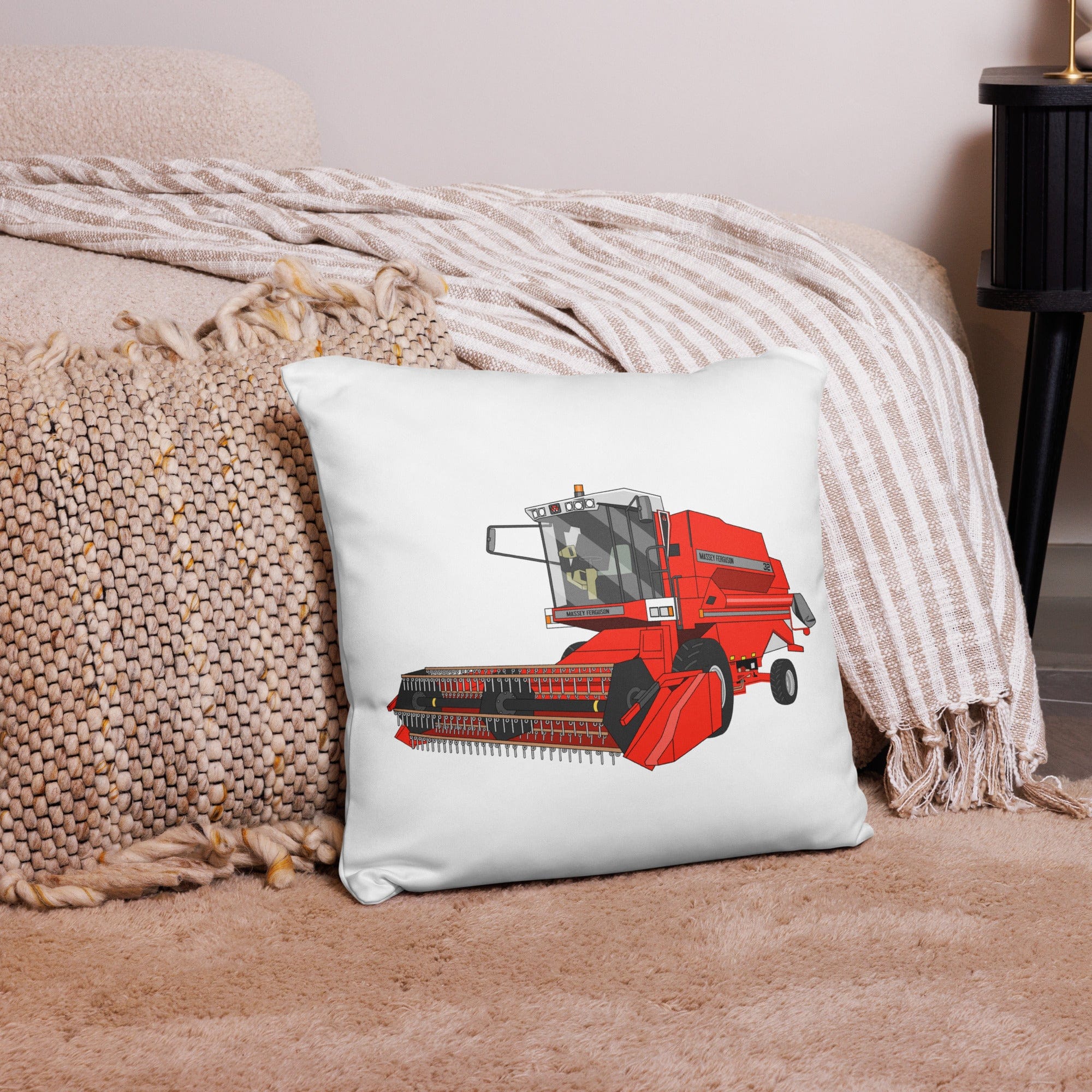The Tractor Mugs Store 1994 Massey Ferguson 32 Combine Harvester | Pillow Case Quality Farmers Merch