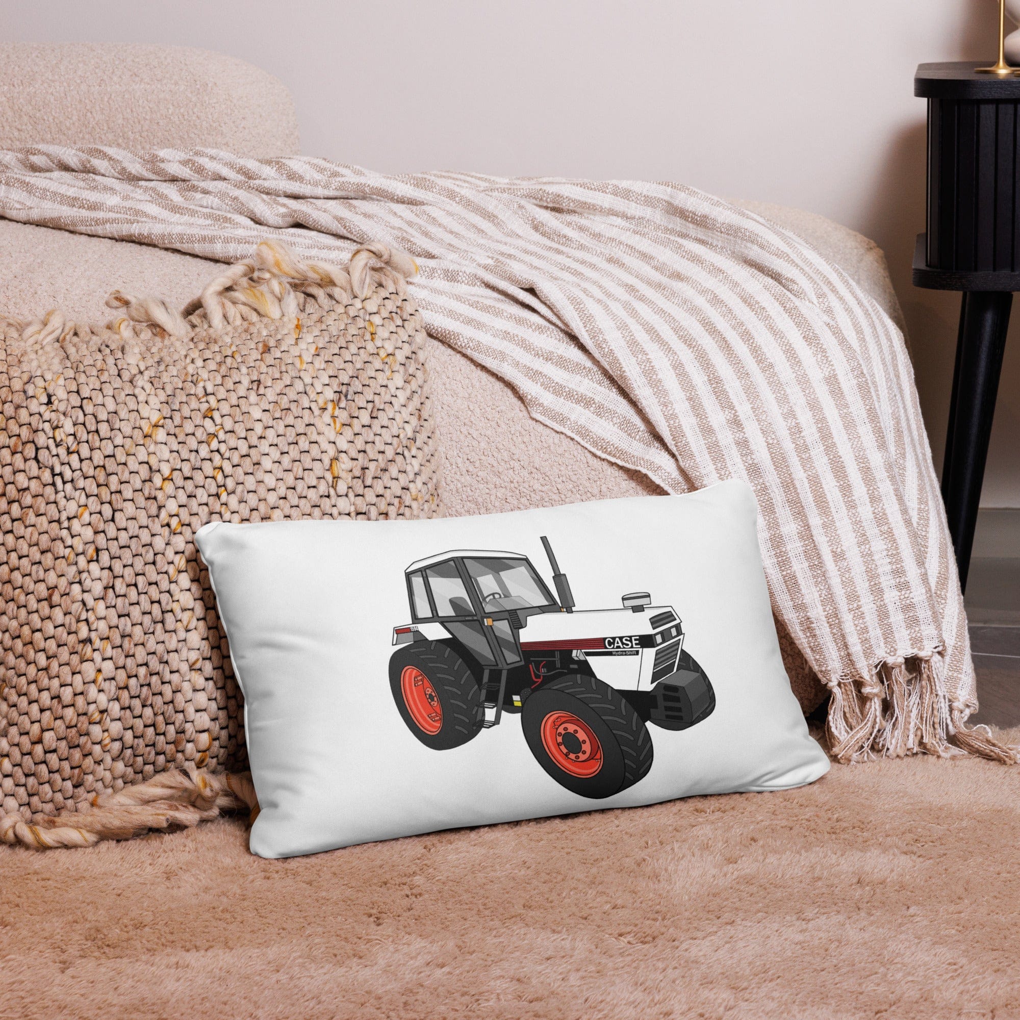The Tractor Mugs Store 20″×12″ 1985 Case 1594 Hydra-Shift | Pillow Case Quality Farmers Merch