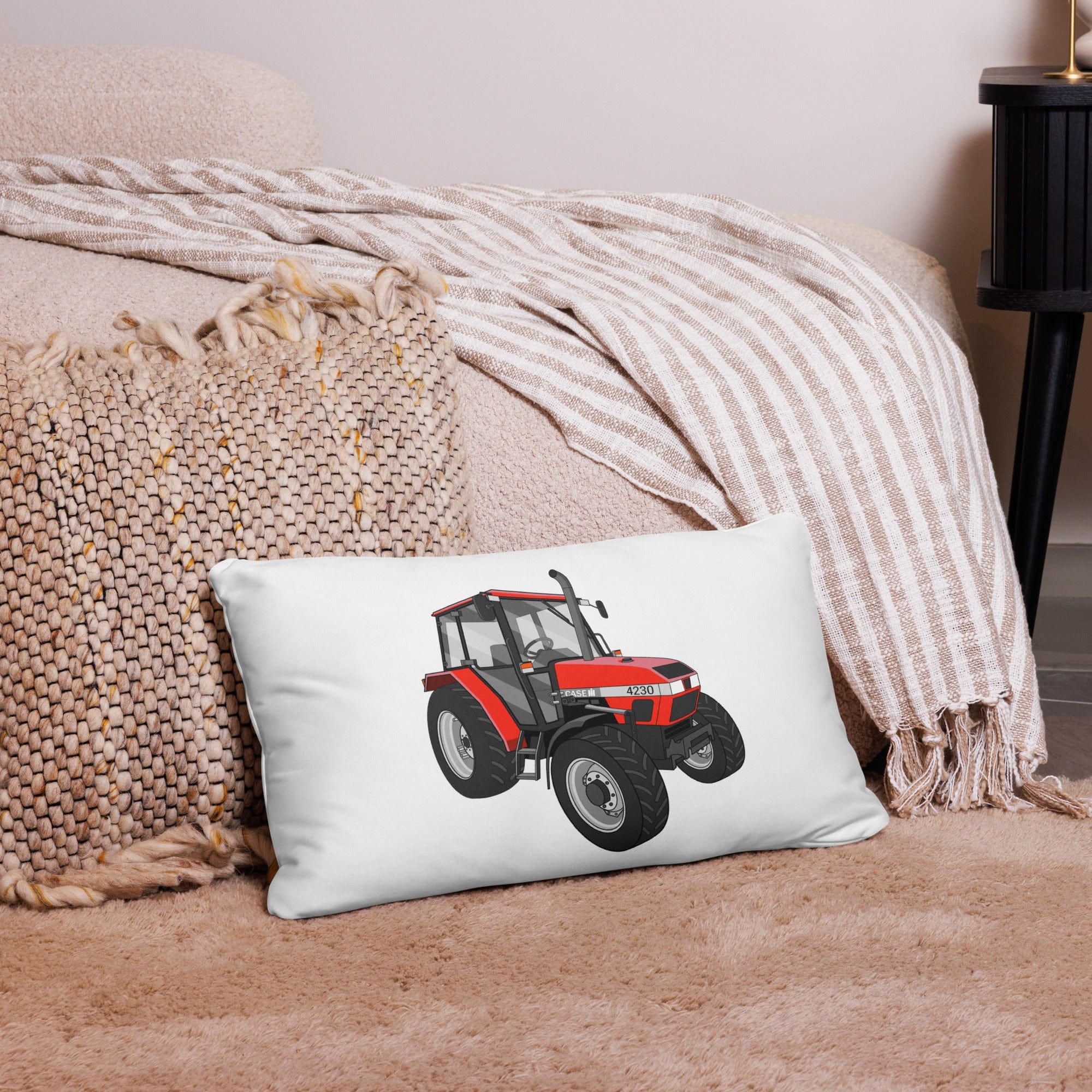 The Tractor Mugs Store 20″×12″ Case 4230 | Pillow Case Quality Farmers Merch