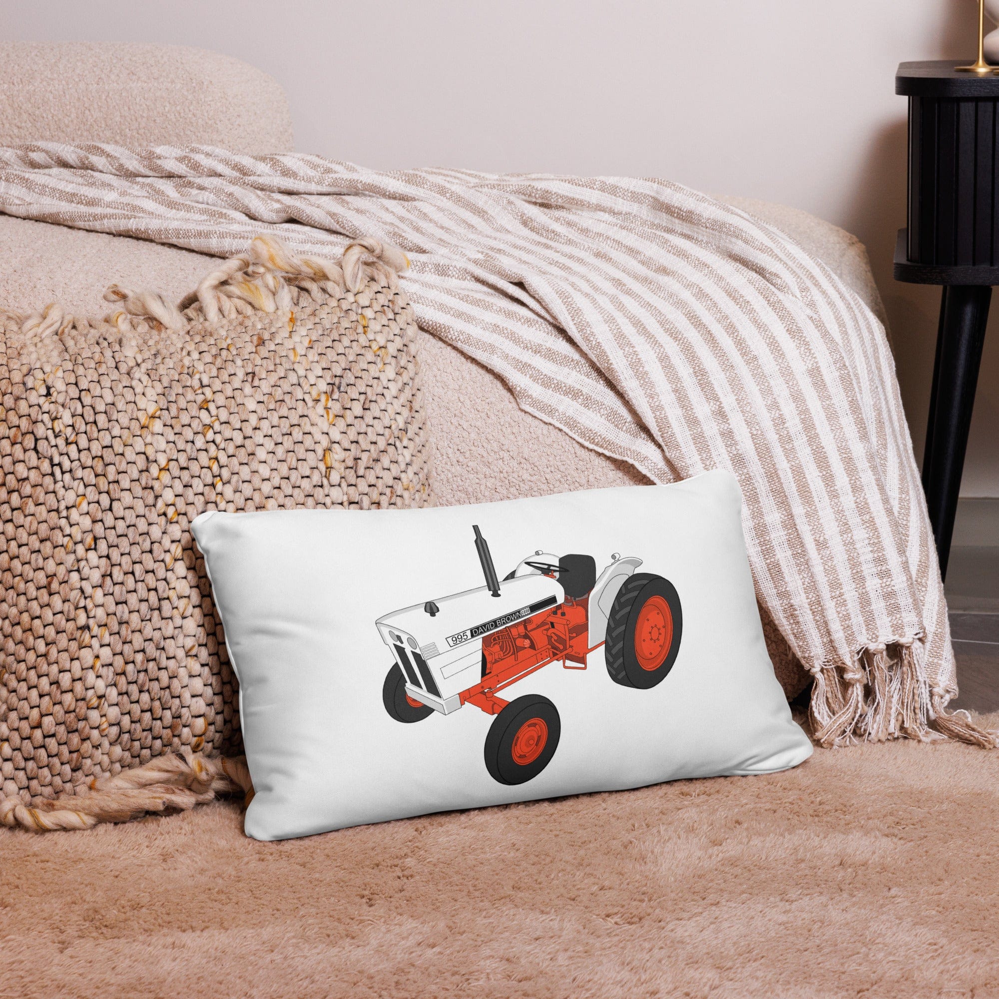 The Tractor Mugs Store 20″×12″ Case David Brown 995 (1973) | Pillow Case Quality Farmers Merch