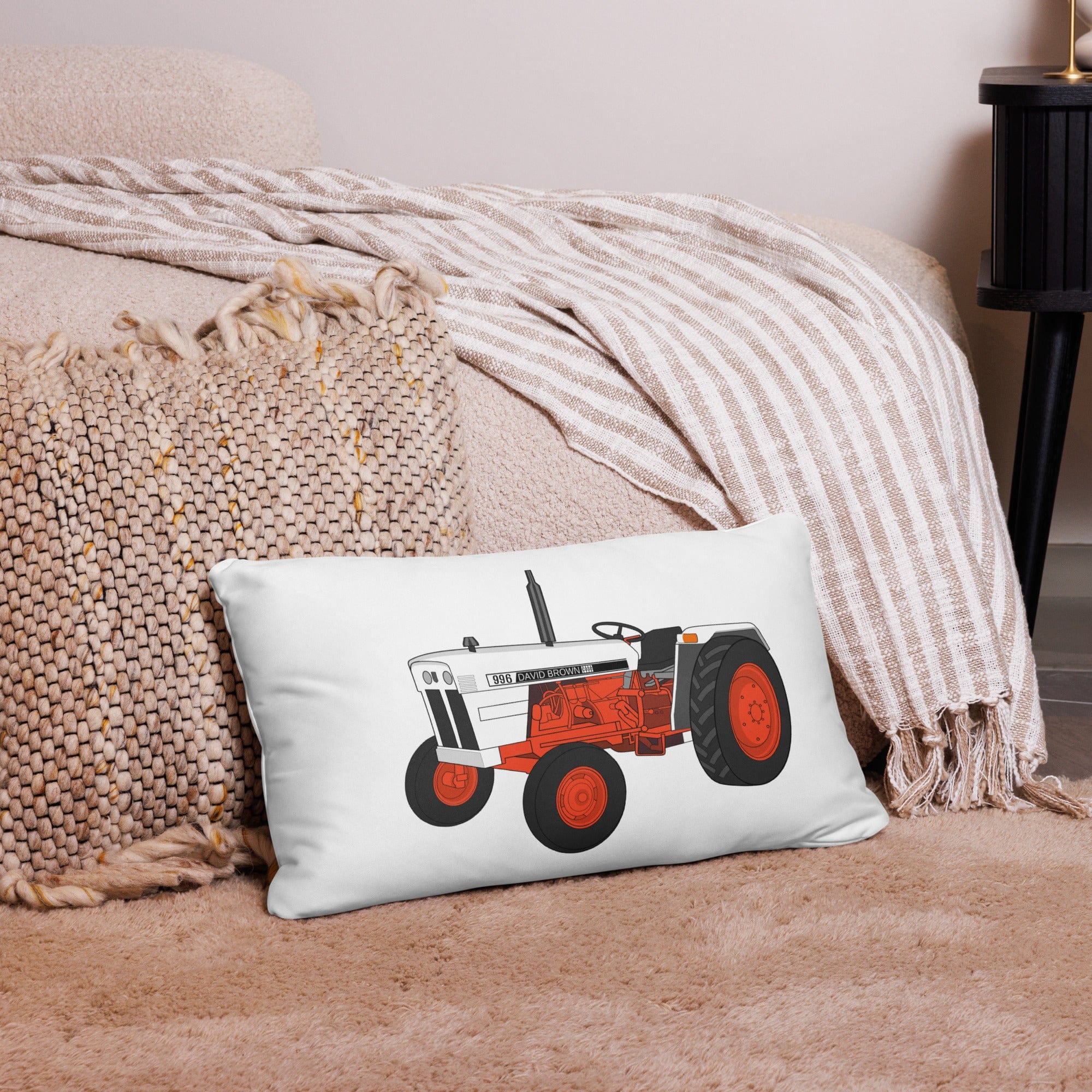 The Tractor Mugs Store 20″×12″ Case David Brown 996 (1974) | Pillow Case Quality Farmers Merch