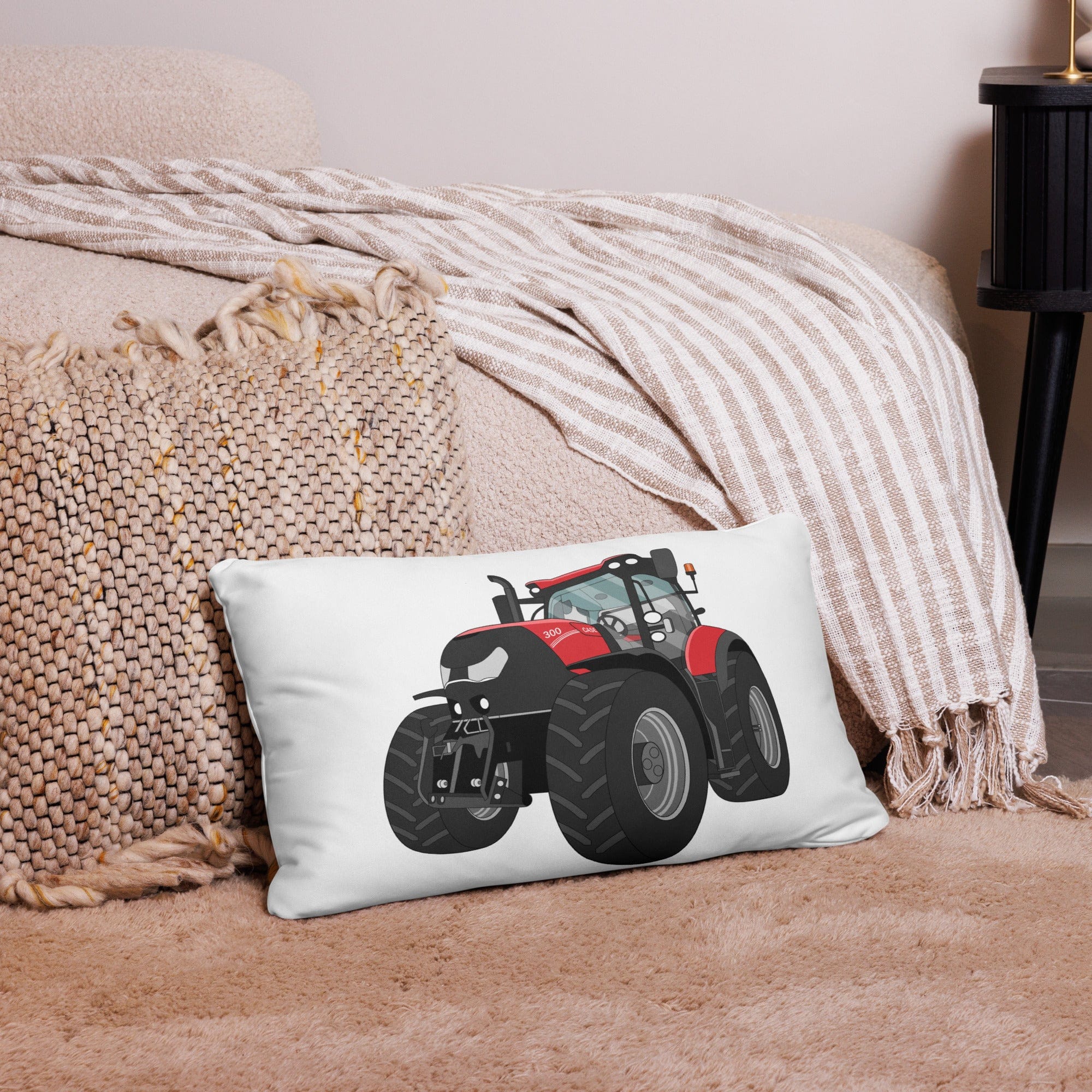 The Tractor Mugs Store 20″×12″ Case IH Optum 300 CVX | Pillow Case Quality Farmers Merch
