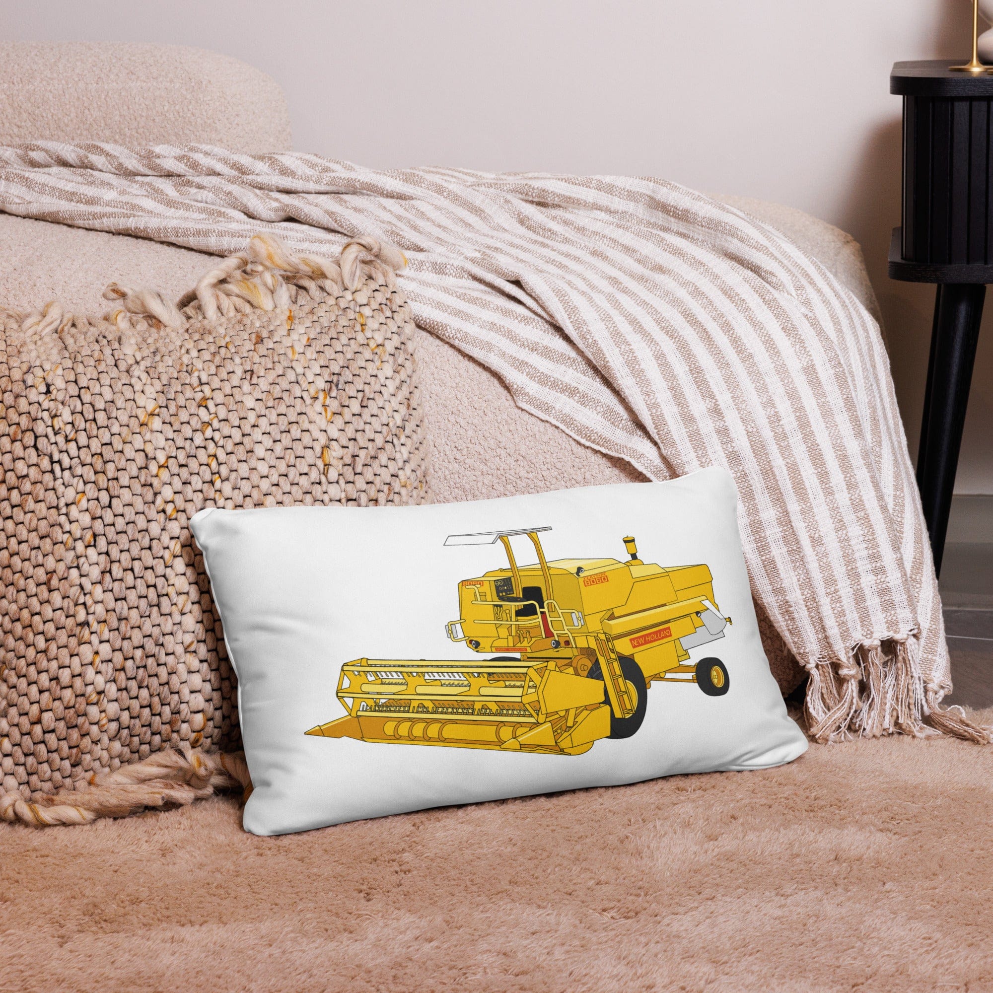 The Tractor Mugs Store 20″×12″ Clayson 8060 Combine Harvester | Pillow Case Quality Farmers Merch