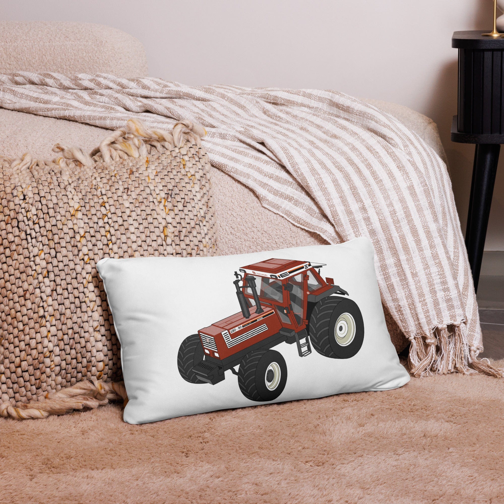 The Tractor Mugs Store 20″×12″ Fiat 180-90 | Pillow Case Quality Farmers Merch