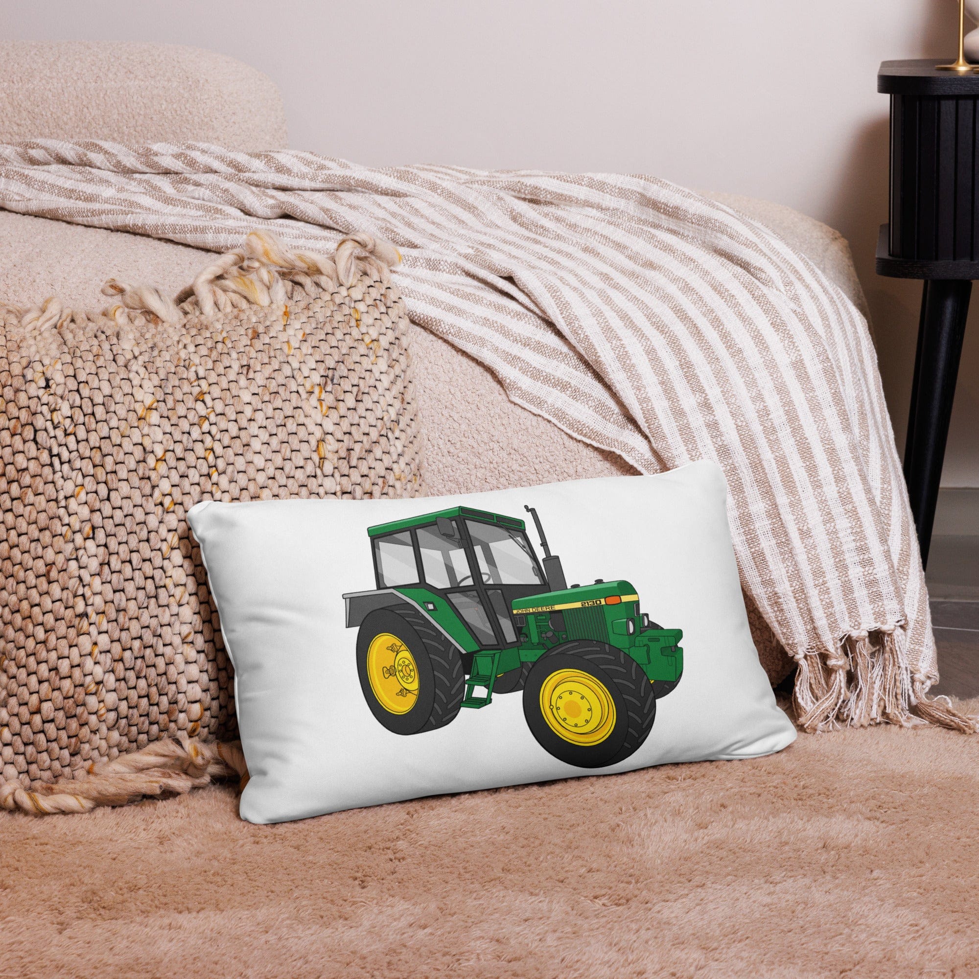 The Tractor Mugs Store 20″×12″ John Deere 2130 | Pillow Case Quality Farmers Merch