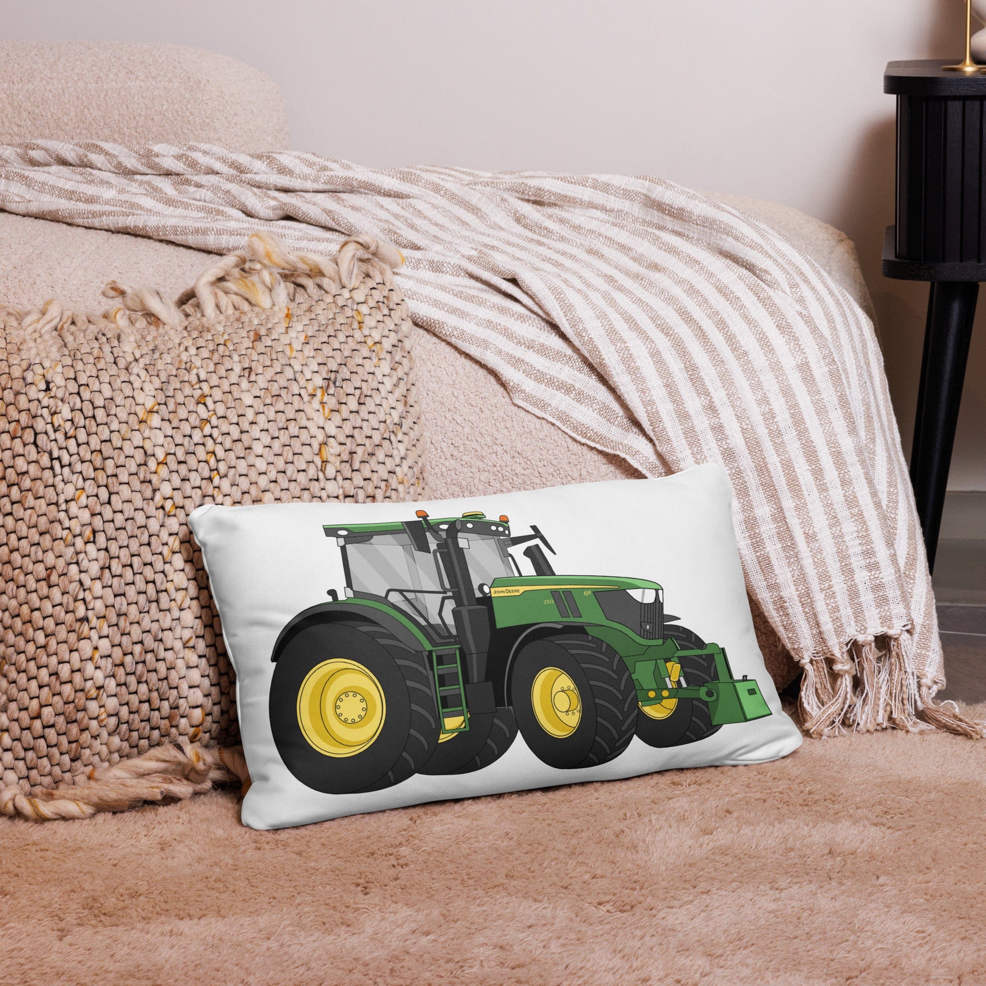 The Tractor Mugs Store 20″×12″ John Deere 6R | Pillow Case Quality Farmers Merch