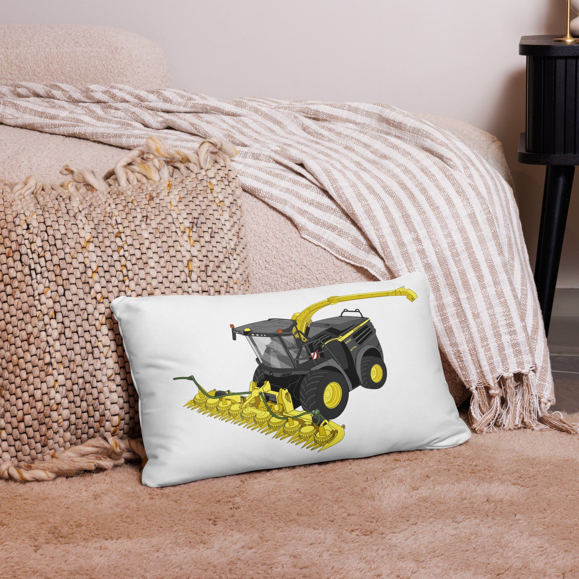 The Tractor Mugs Store 20″×12″ John Deere 8800 Black Beauty Silage Harvester | Pillow Case Quality Farmers Merch