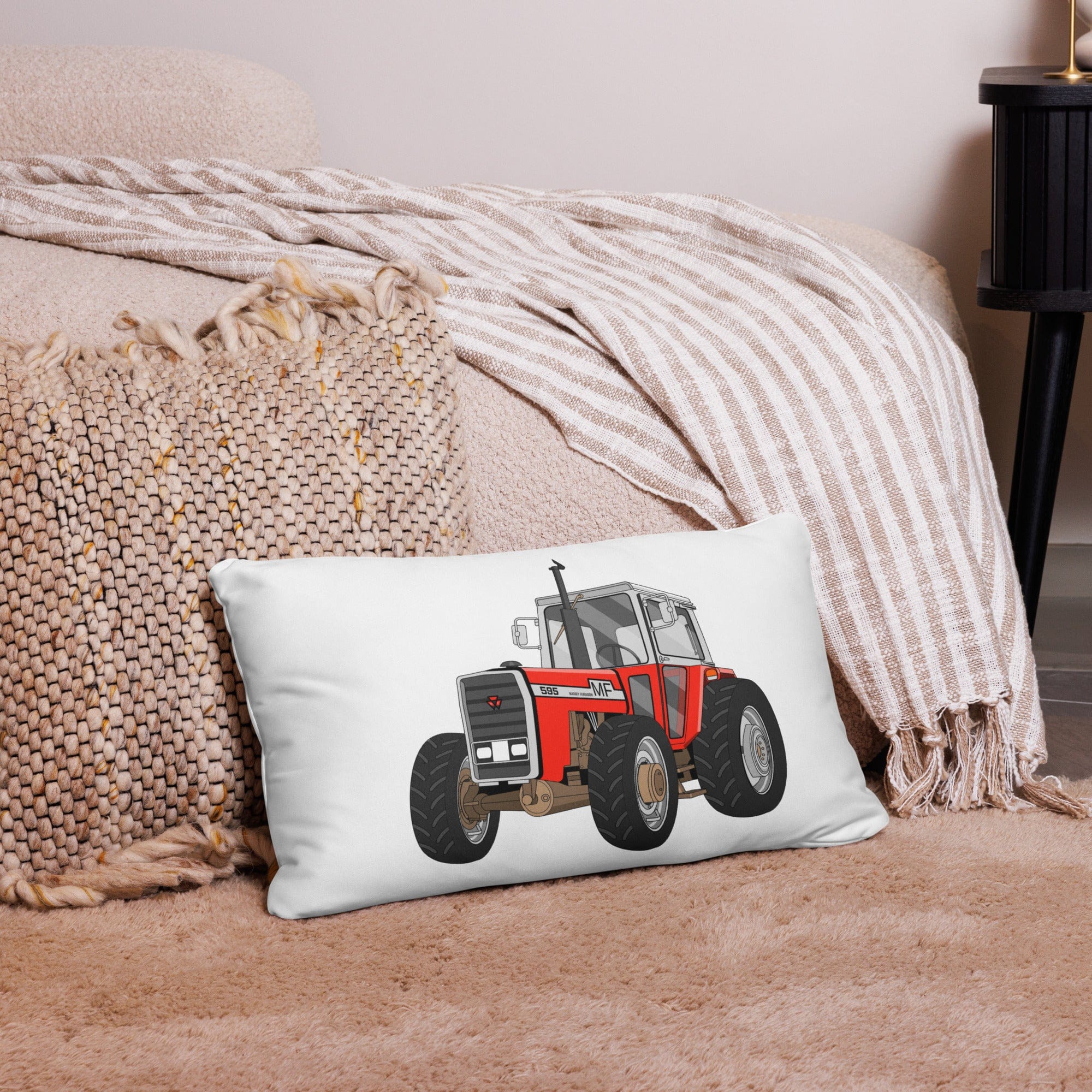 The Tractor Mugs Store 20″×12″ Massey 595 | Pillow Case Quality Farmers Merch