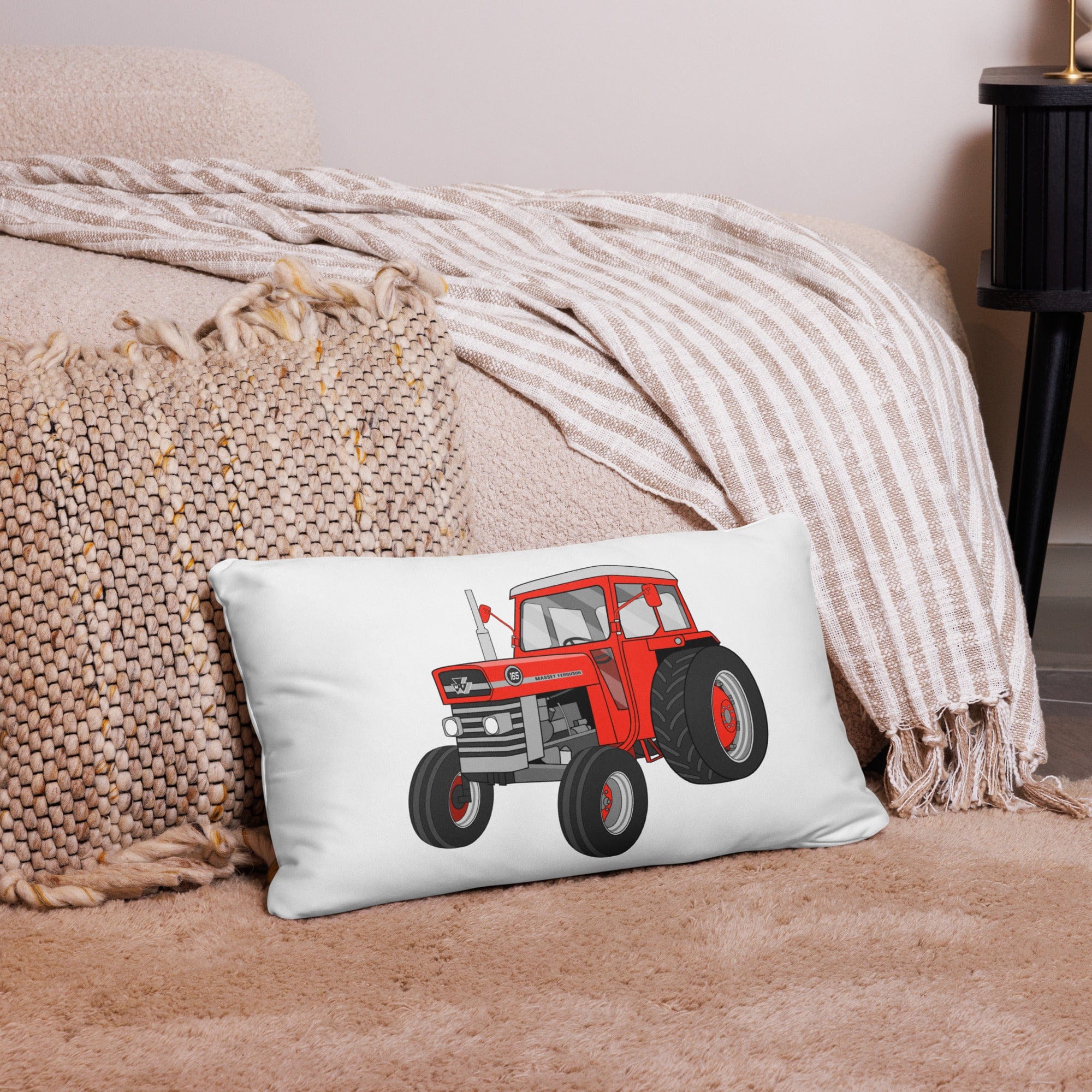 The Tractor Mugs Store 20″×12″ Massey Ferguson 165 | Pillow Case Quality Farmers Merch