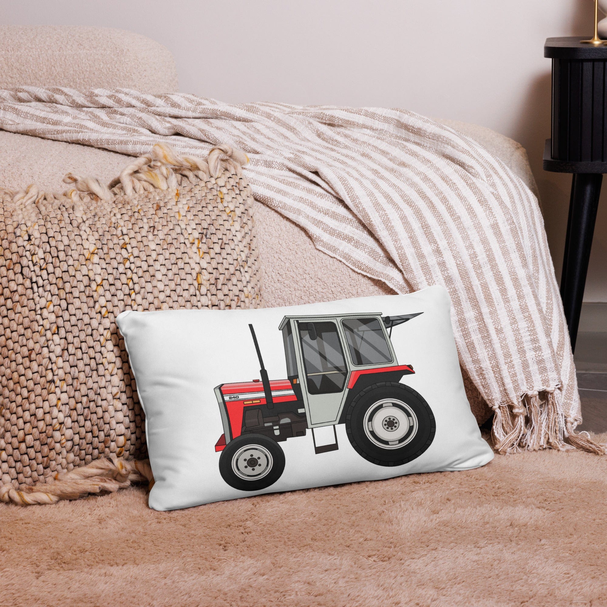 The Tractor Mugs Store 20″×12″ Massey Ferguson 240 | Pillow Case Quality Farmers Merch