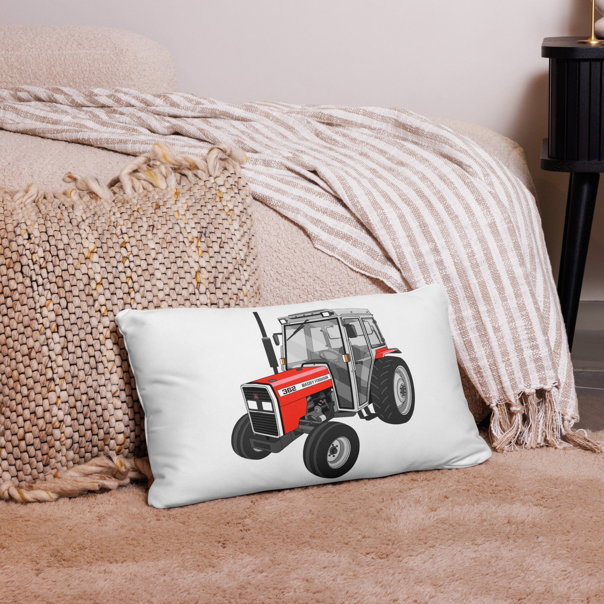The Tractor Mugs Store 20″×12″ Massey Ferguson 362 | Pillow Case Quality Farmers Merch