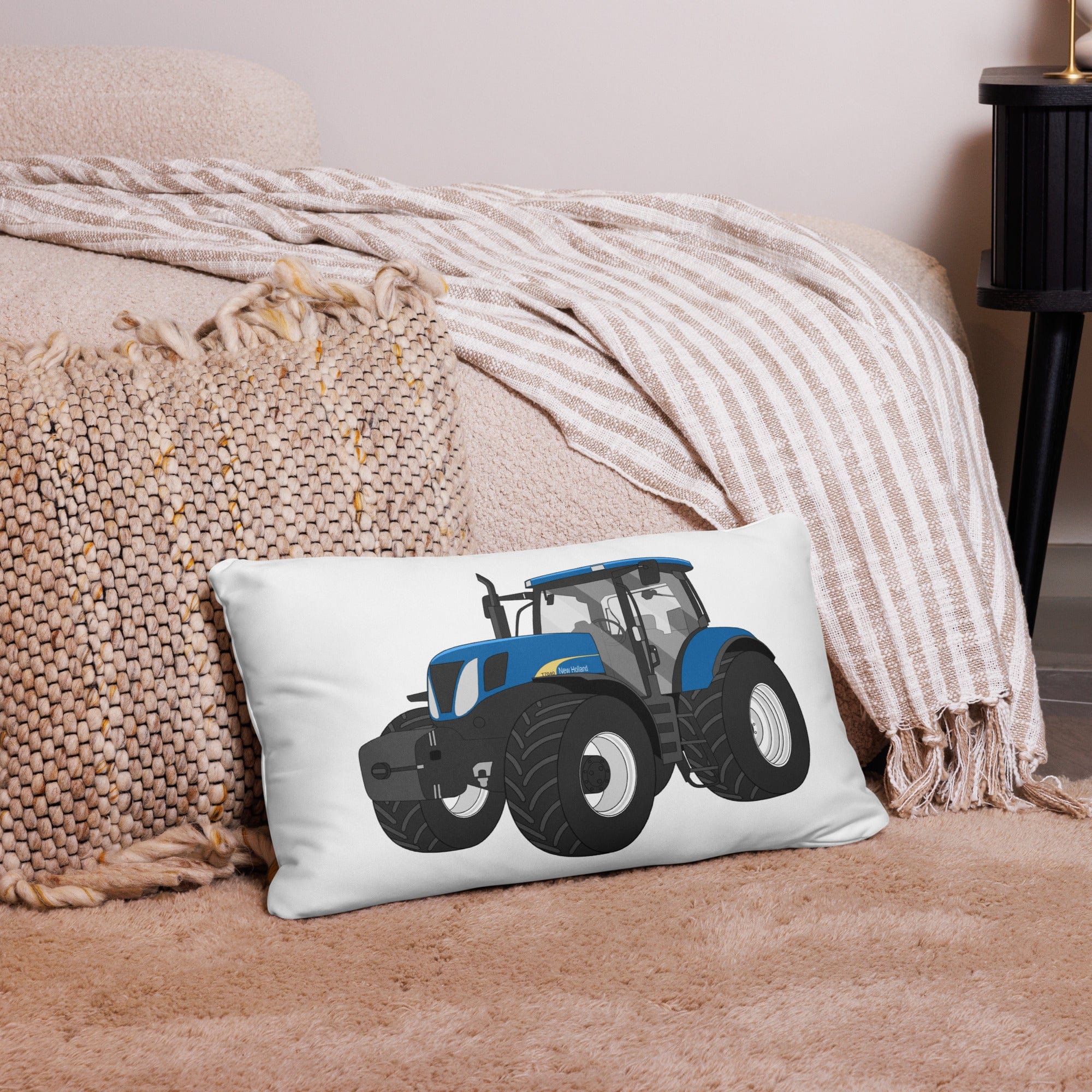 The Tractor Mugs Store 20″×12″ New Holland The 7040-1 | Pillow Case Quality Farmers Merch