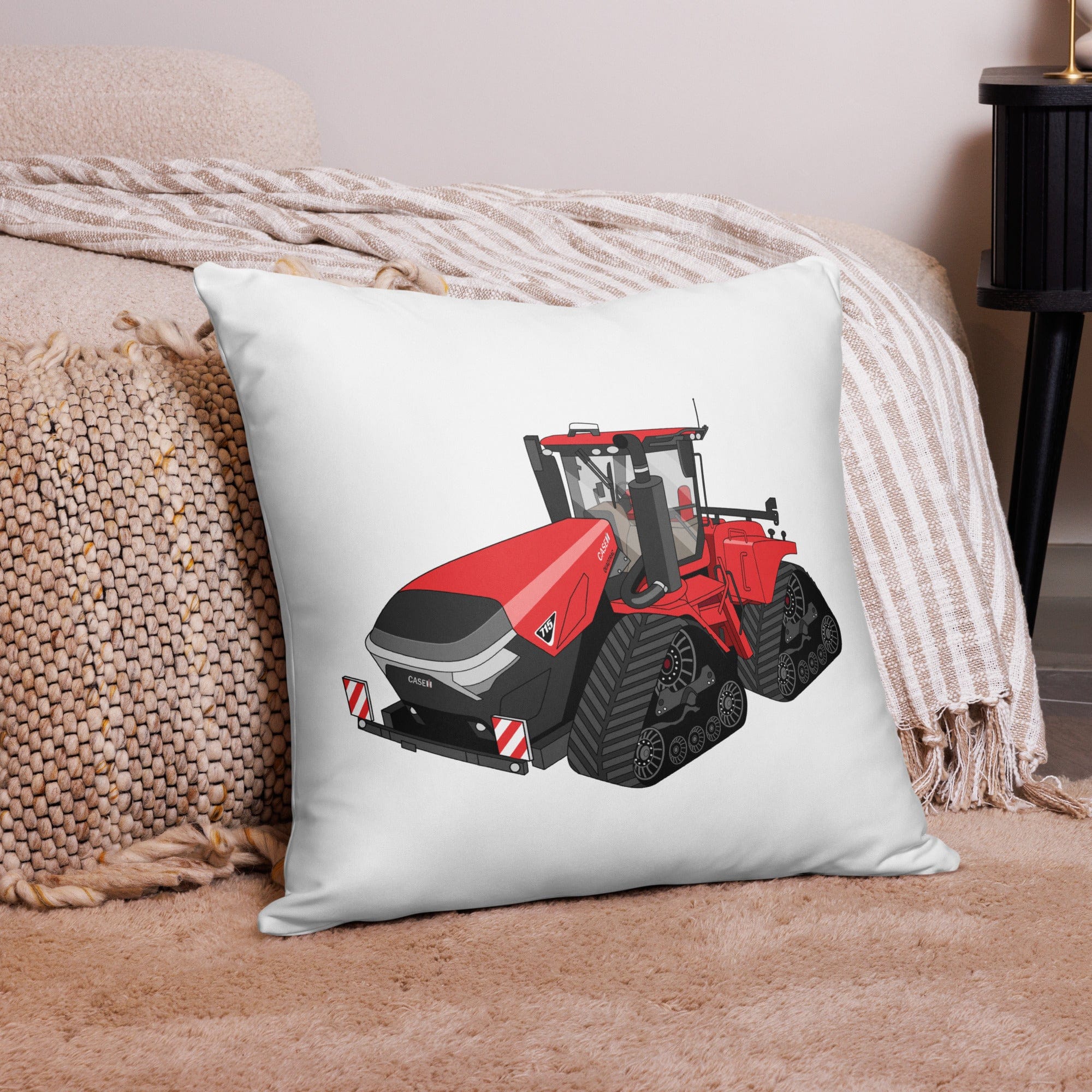 The Tractor Mugs Store 22″×22″ Case IH Quadtrac 715 | Pillow Case Quality Farmers Merch
