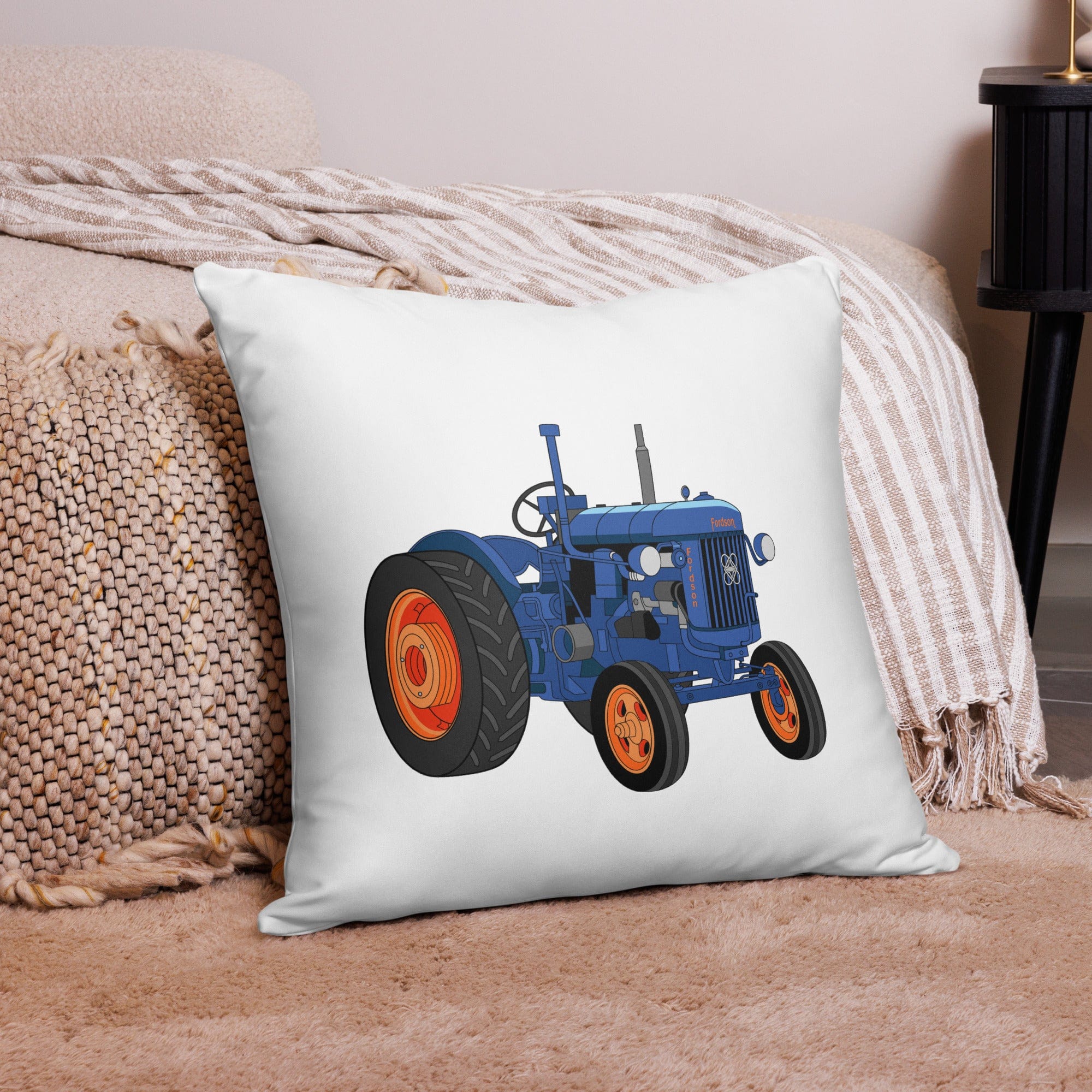 The Tractor Mugs Store 22″×22″ Fordson E27N L4a | Pillow Case Quality Farmers Merch