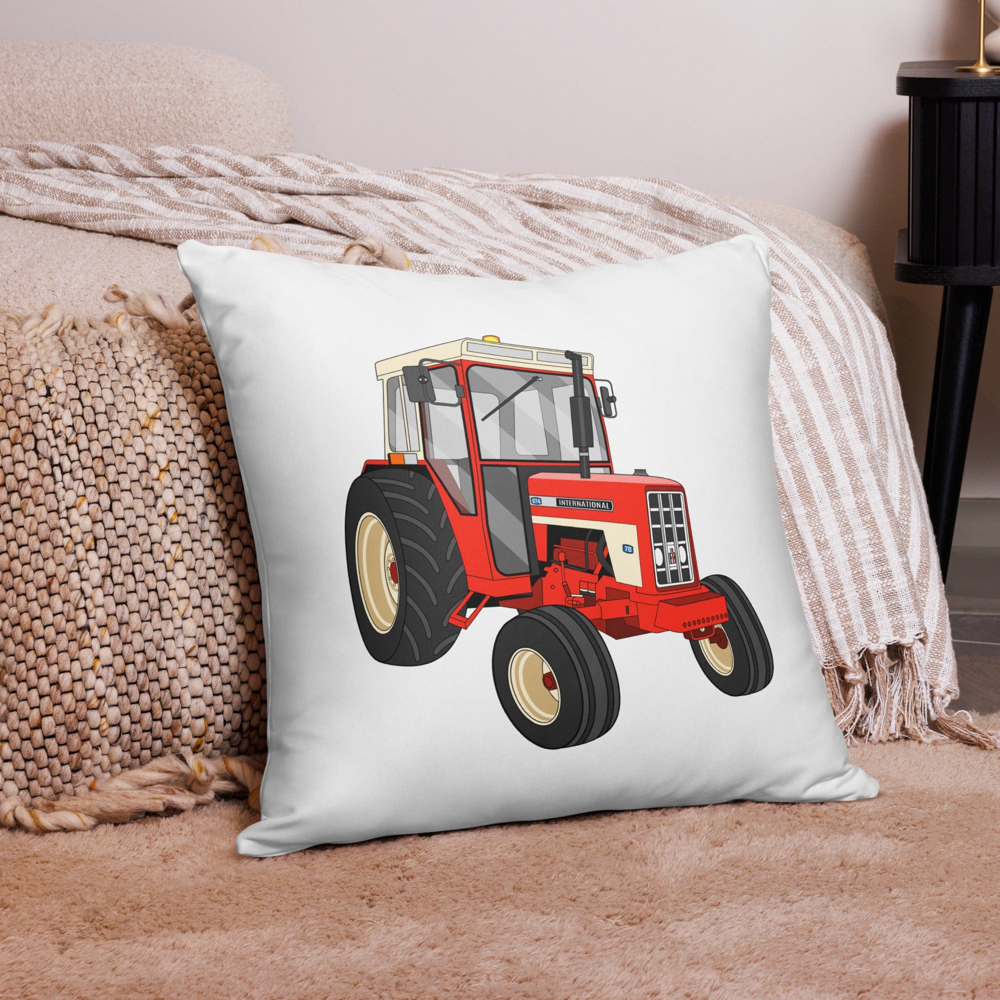 The Tractor Mugs Store 22″×22″ International 674 | Pillow Case Quality Farmers Merch