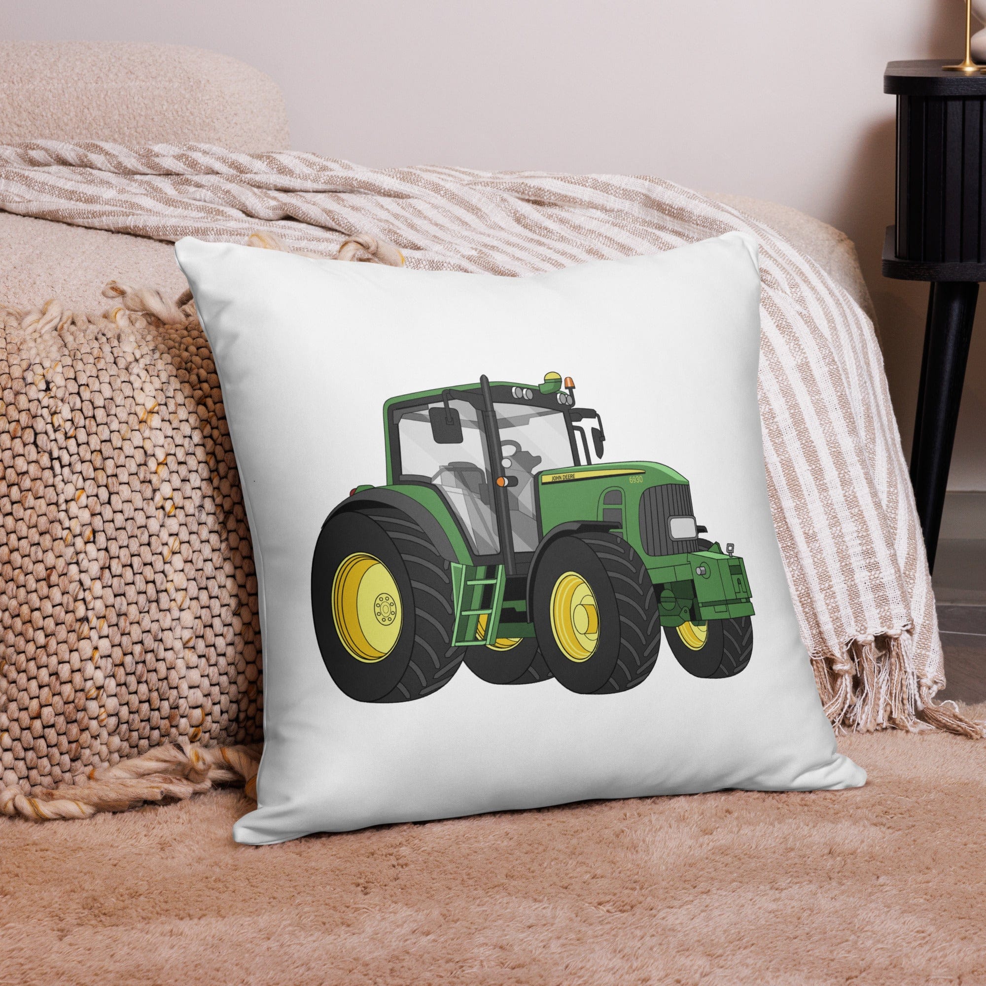 The Tractor Mugs Store 22″×22″ John Deere 6930 Premium | Pillow Case Quality Farmers Merch