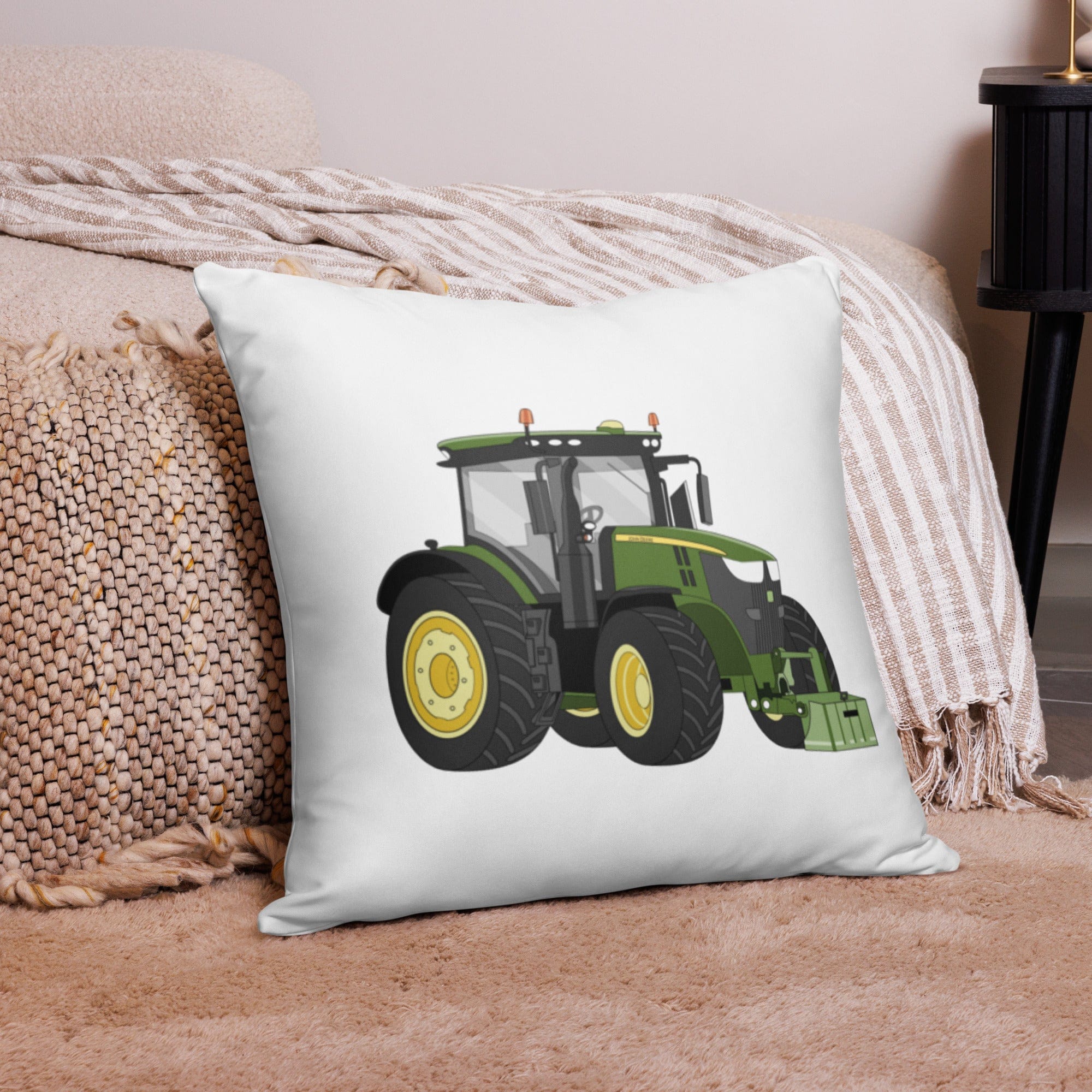 The Tractor Mugs Store 22″×22″ John Deere 7310R | Pillow Case Quality Farmers Merch