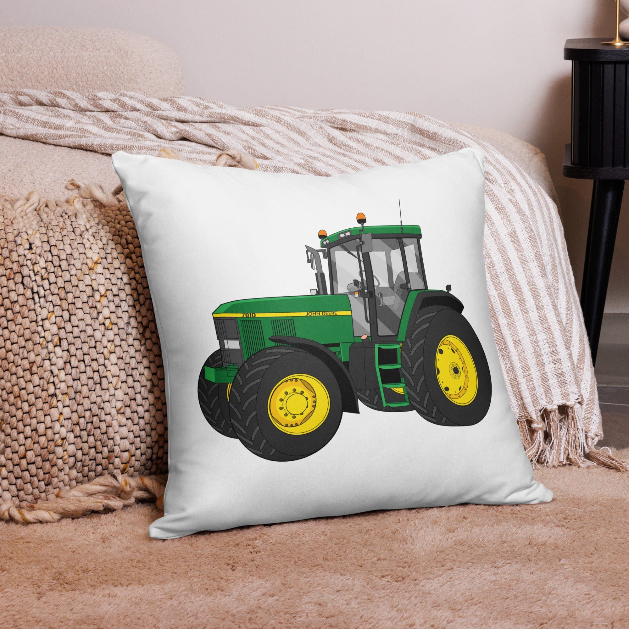 The Tractor Mugs Store 22″×22″ John Deere 7810 | Pillow Case Quality Farmers Merch