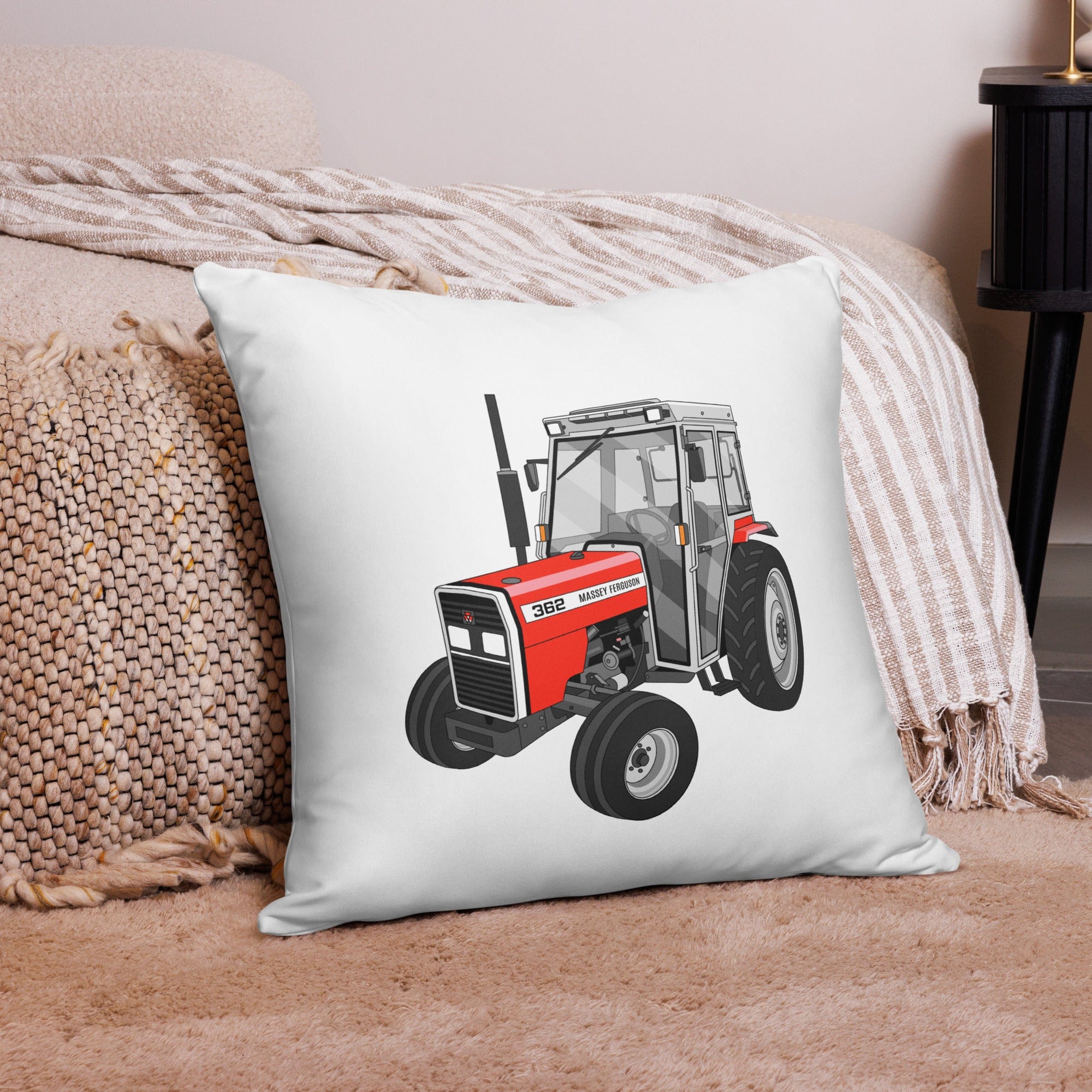 The Tractor Mugs Store 22″×22″ Massey Ferguson 362 | Pillow Case Quality Farmers Merch