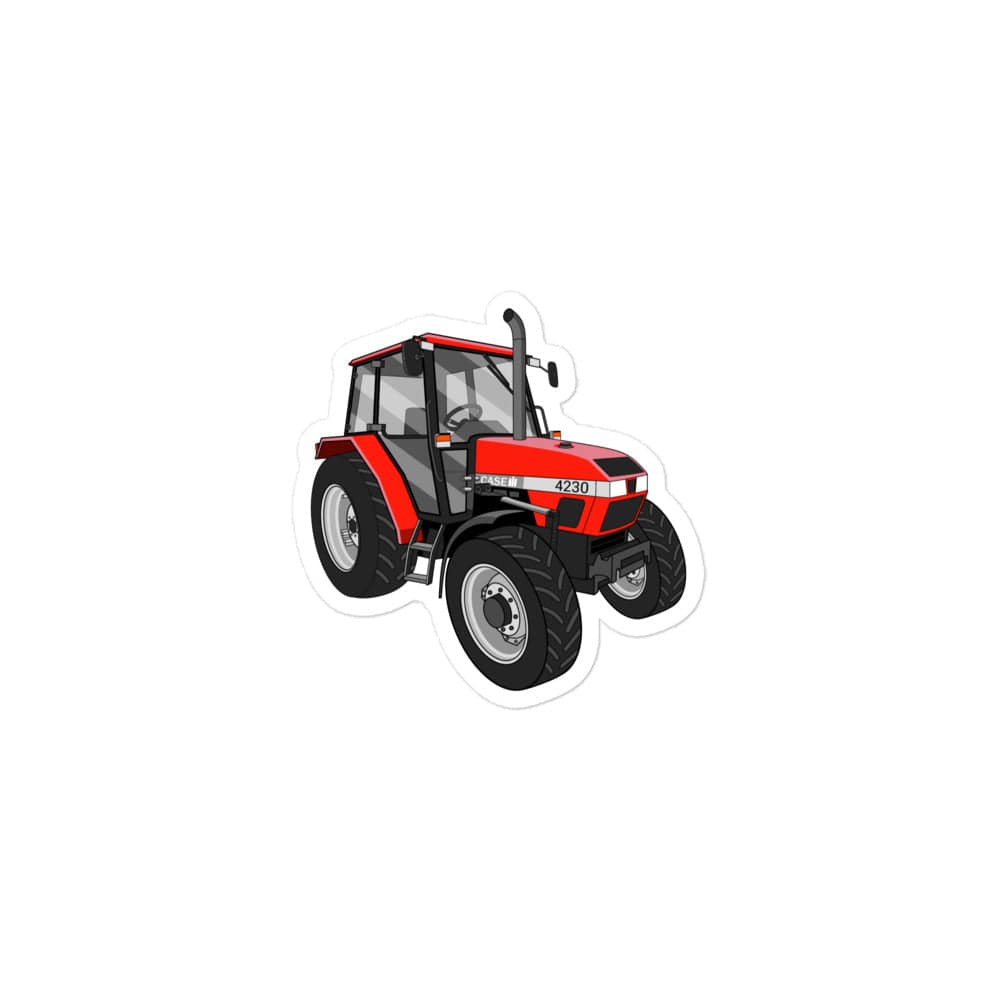 The Tractor Mugs Store 3″×3″ Case 4230 | Bubble-free stickers Quality Farmers Merch