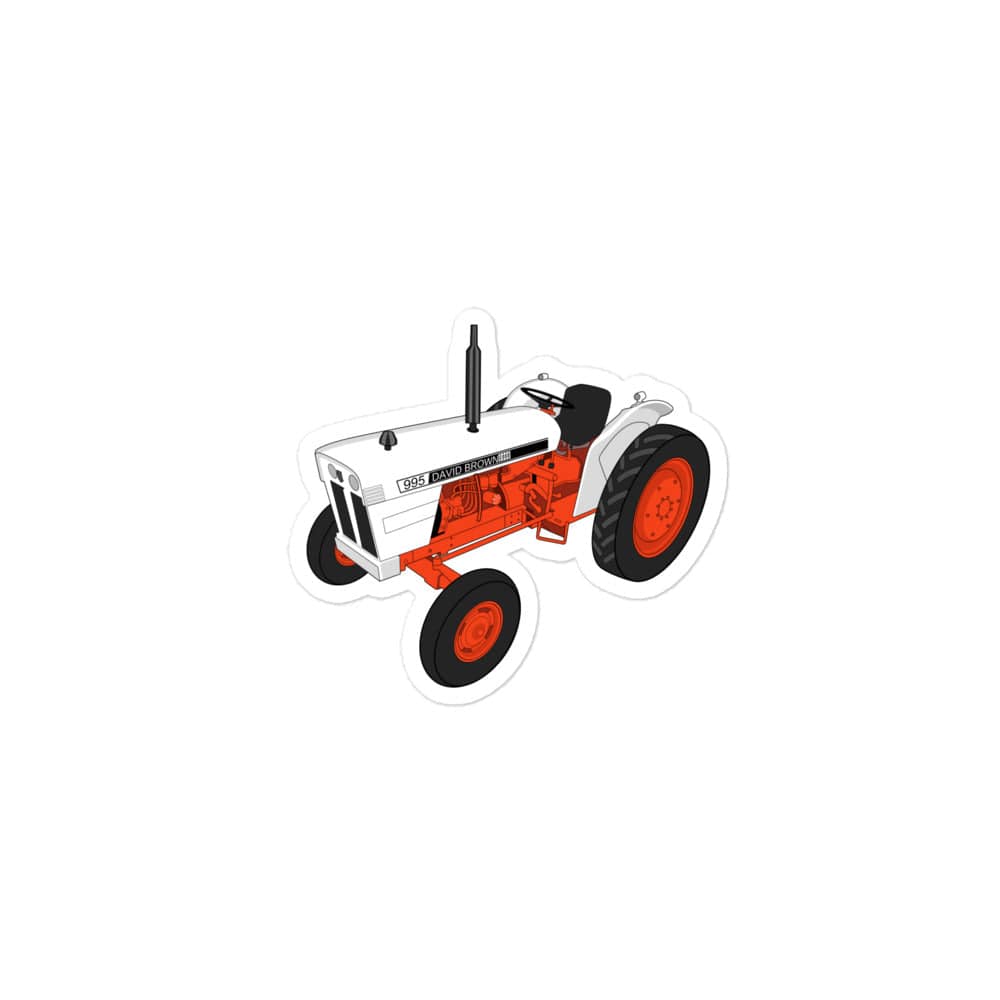 The Tractor Mugs Store 3″×3″ Case David Brown 995 (1973) | Bubble-free stickers Quality Farmers Merch