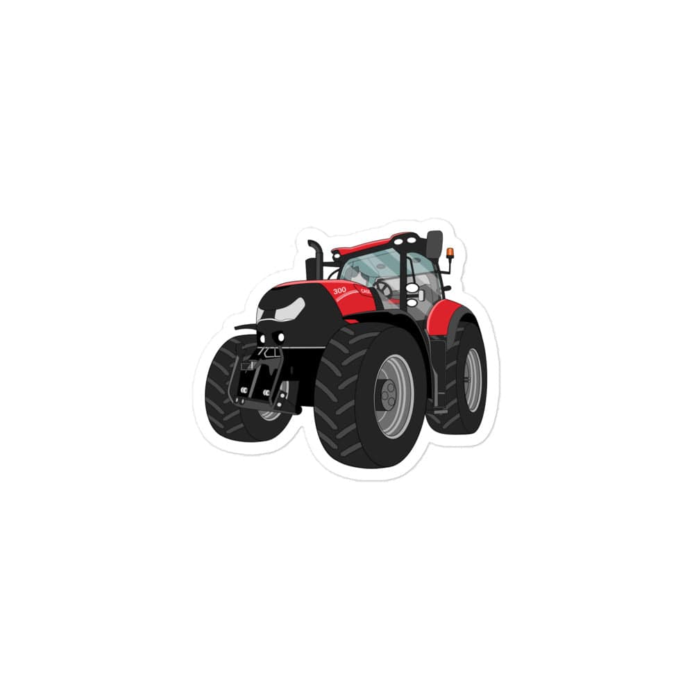 The Tractor Mugs Store 3″×3″ Case IH Optum 300 CVX | Bubble-free stickers Quality Farmers Merch