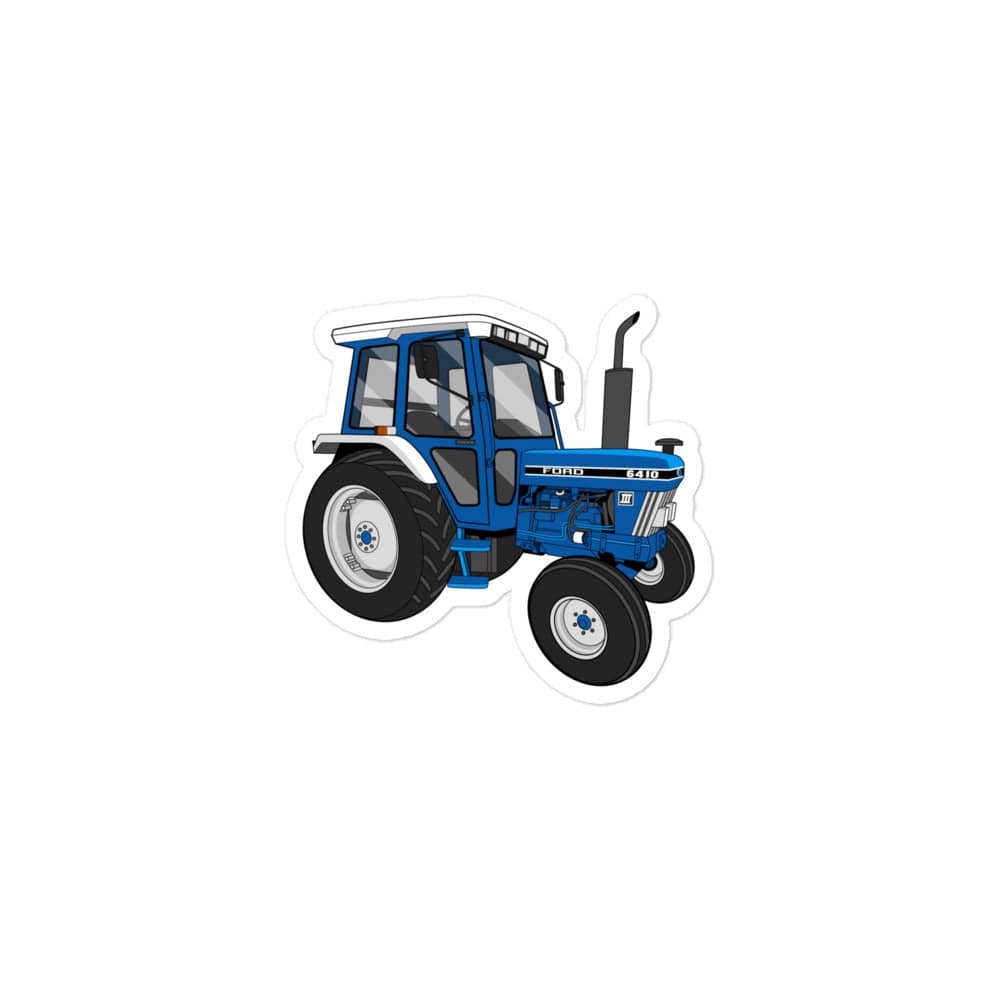 The Tractor Mugs Store 3″×3″ Ford 6410 2WD | Bubble-free stickers Quality Farmers Merch